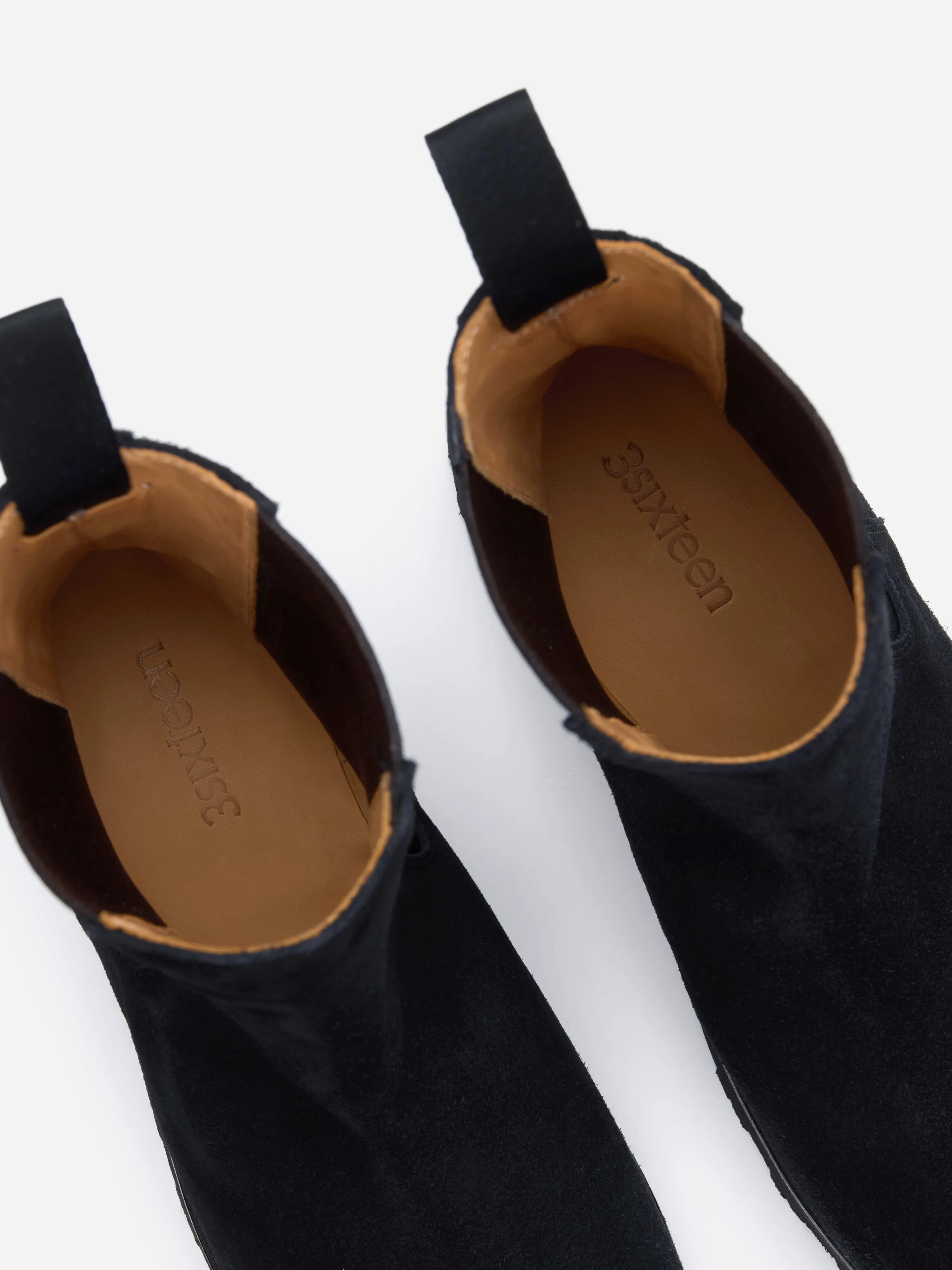 Lug Chelsea Boot ~ Black Suede sold by 3sixteen product image thumbnail 5