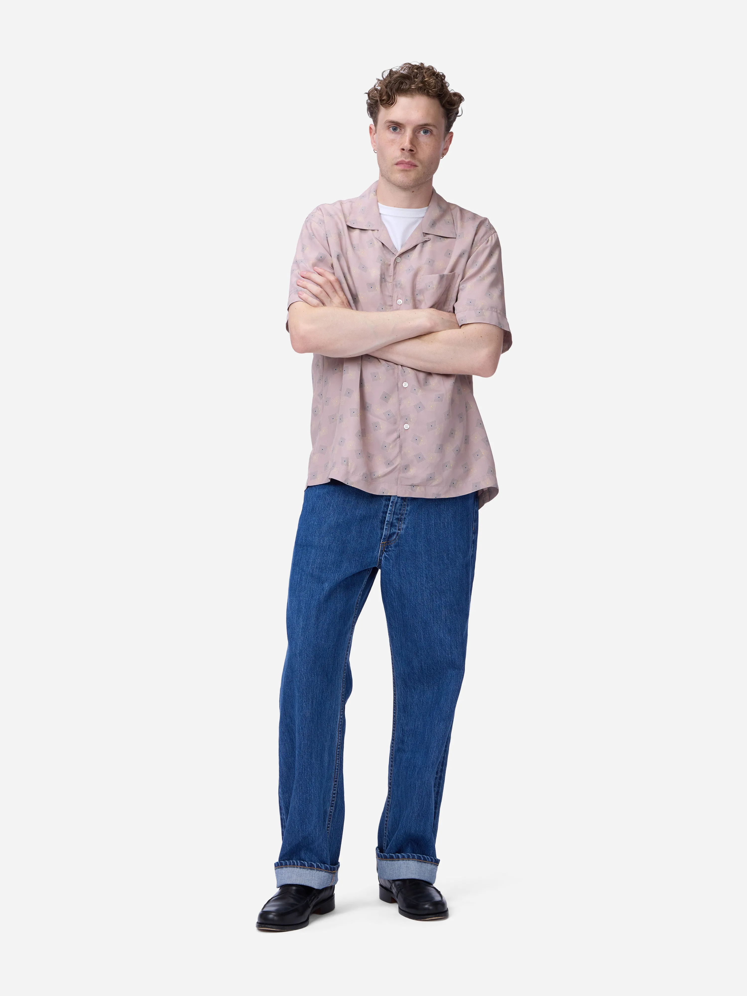 Vacation Shirt ~ Pink Rayon Cube sold by 3sixteen product image thumbnail 3