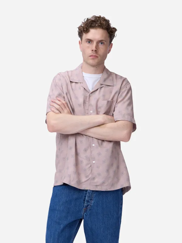 Vacation Shirt ~ Pink Rayon Cube made by 3sixteen