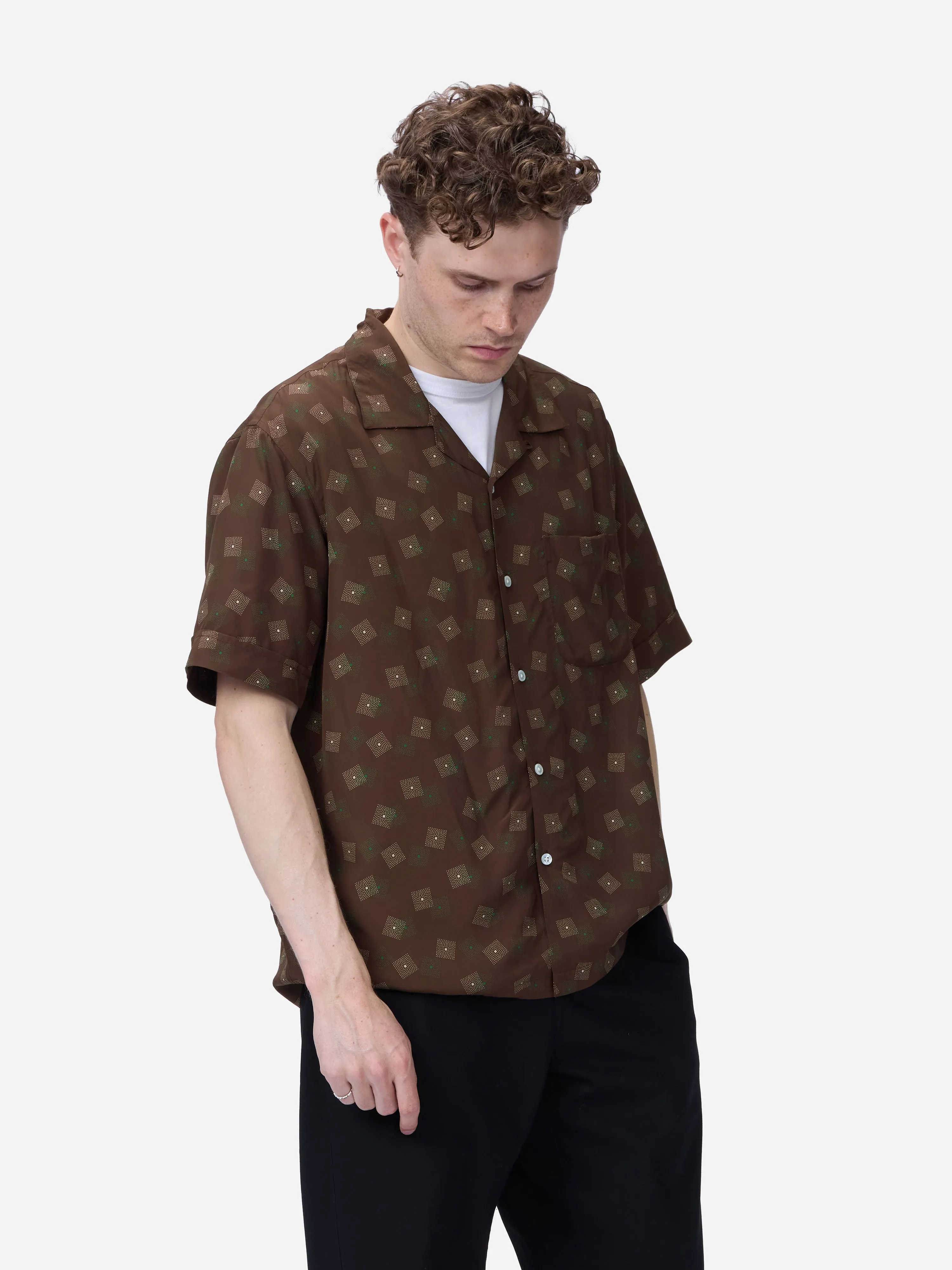 Vacation Shirt ~ Brown Rayon Cube sold by 3sixteen product image thumbnail 4