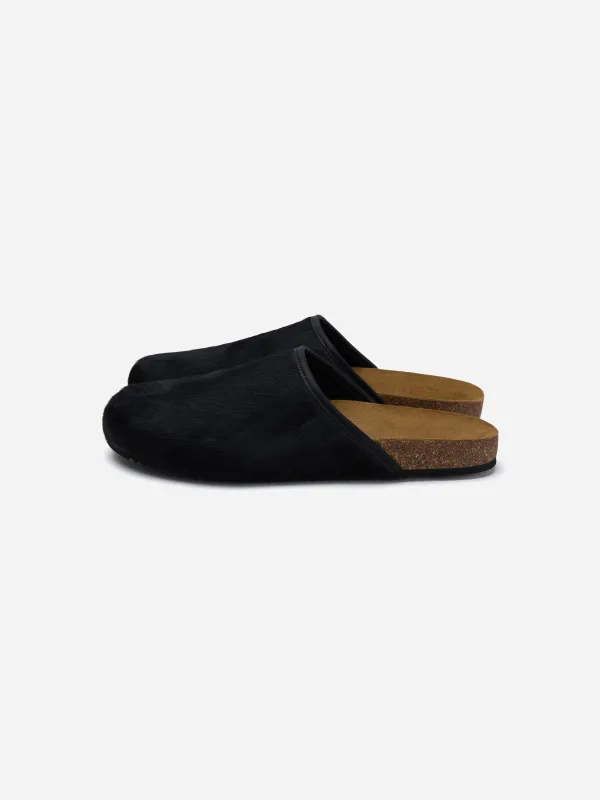 Mule ~ Black Pony Hair made by 3sixteen