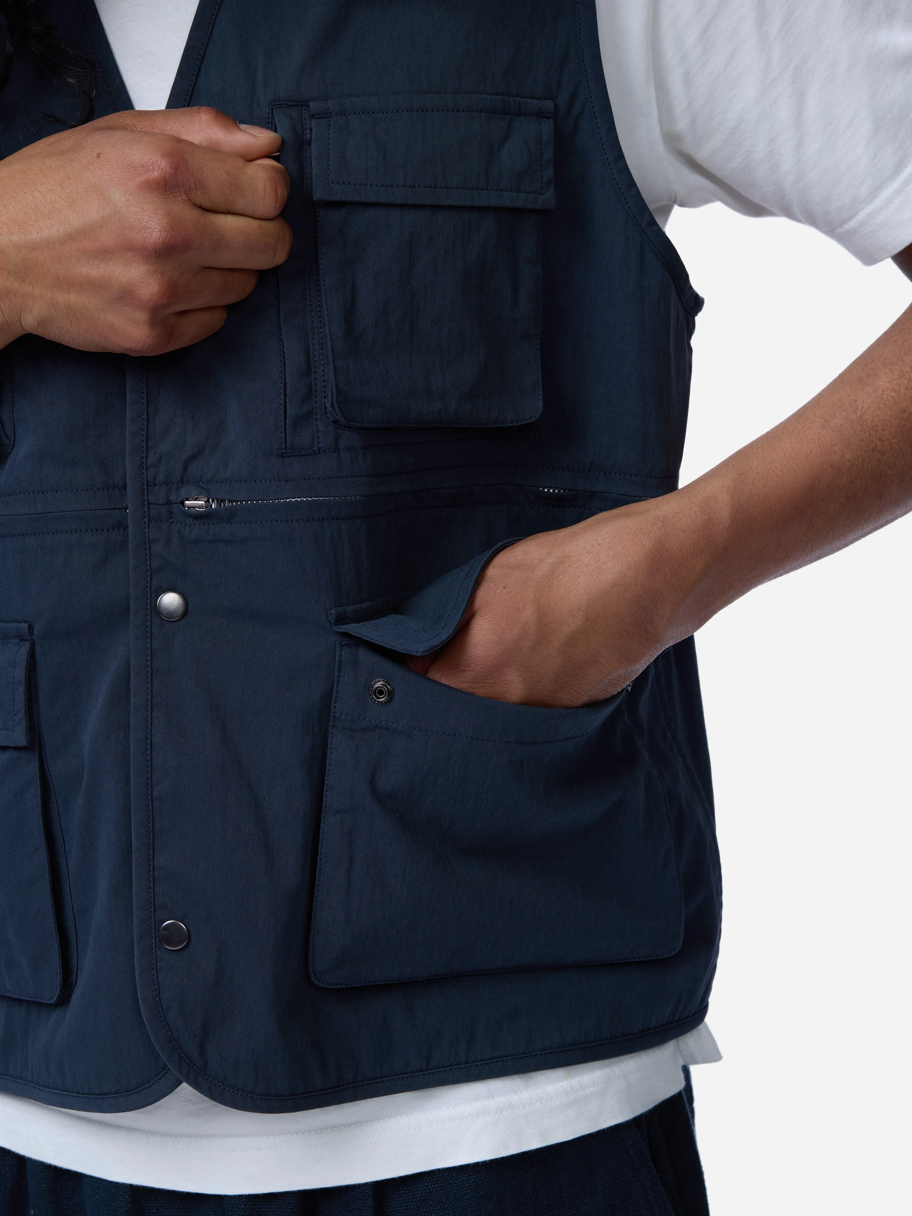 Field Vest ~ Midnight sold by 3sixteen product image thumbnail 5