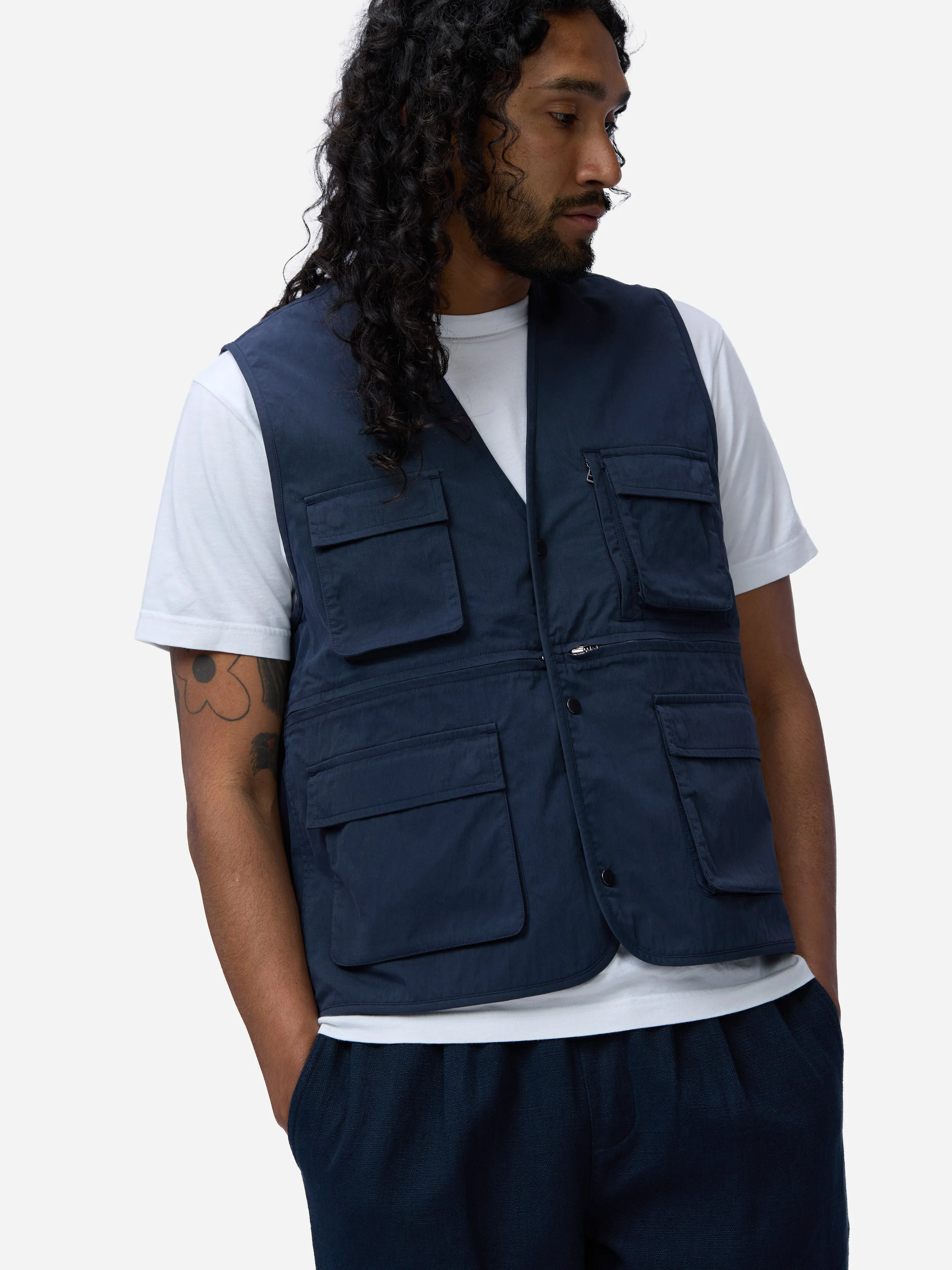 Field Vest ~ Midnight sold by 3sixteen product image thumbnail 4