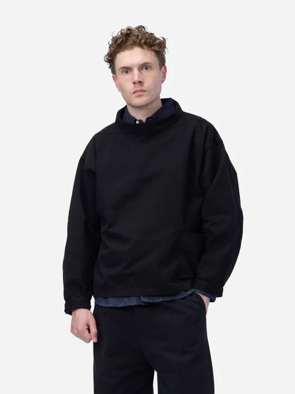 Smock ~ Black Peached Twill made by 3sixteen