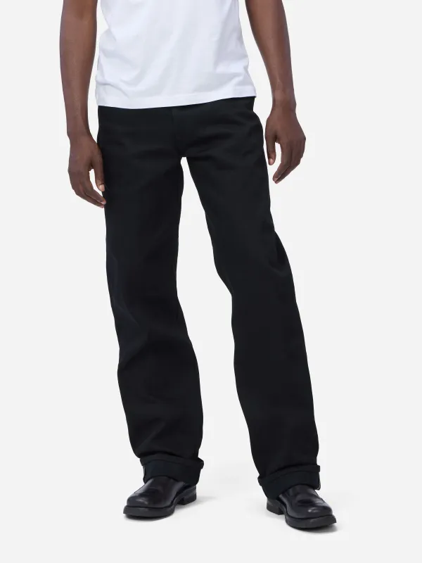 RS-225x ~ Relaxed Straight ~ Double Black made by 3sixteen