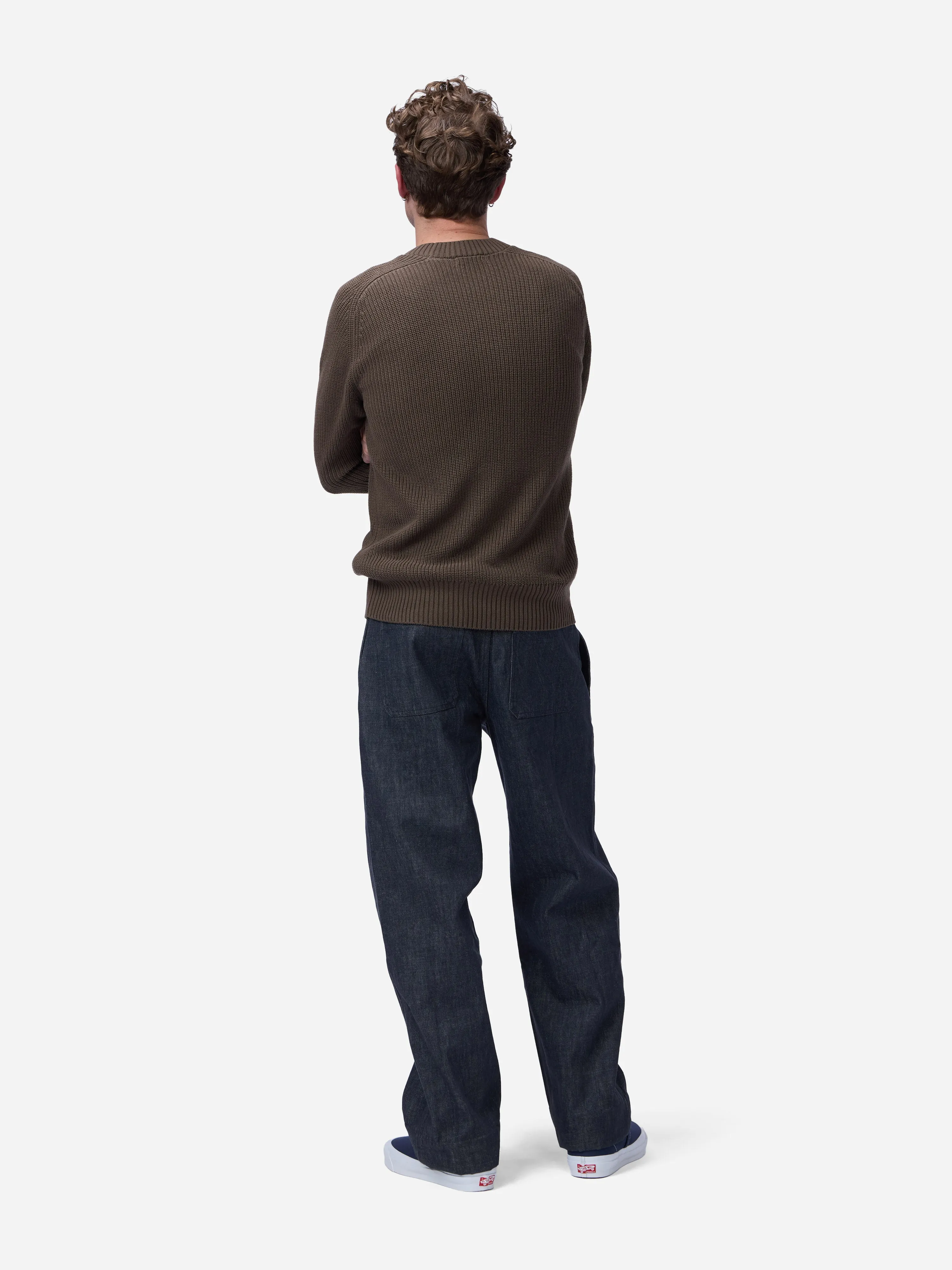 Cotton Crewneck Sweater ~ Earth sold by 3sixteen product image thumbnail 2