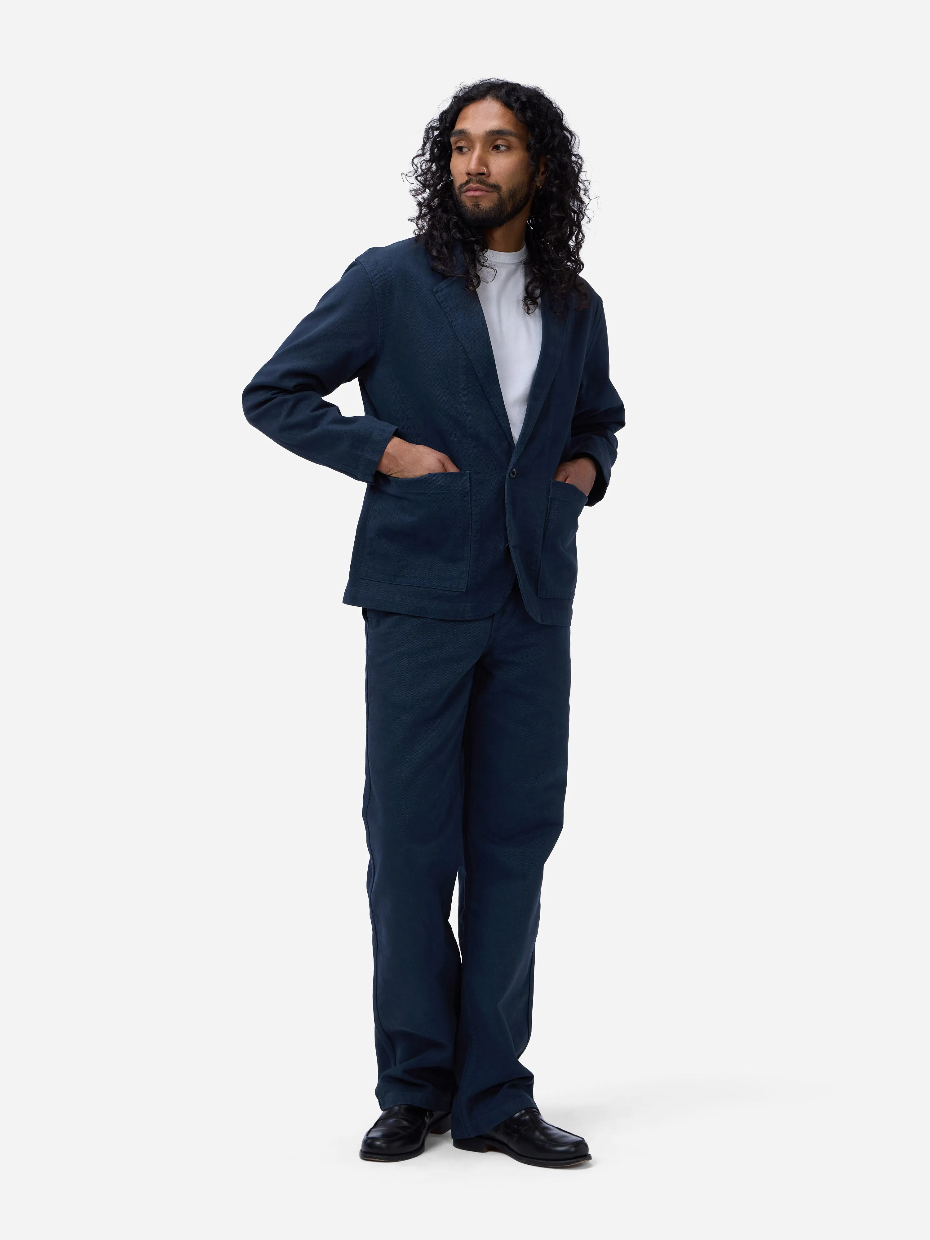 Work Blazer ~ Midnight Twill sold by 3sixteen product image thumbnail 3