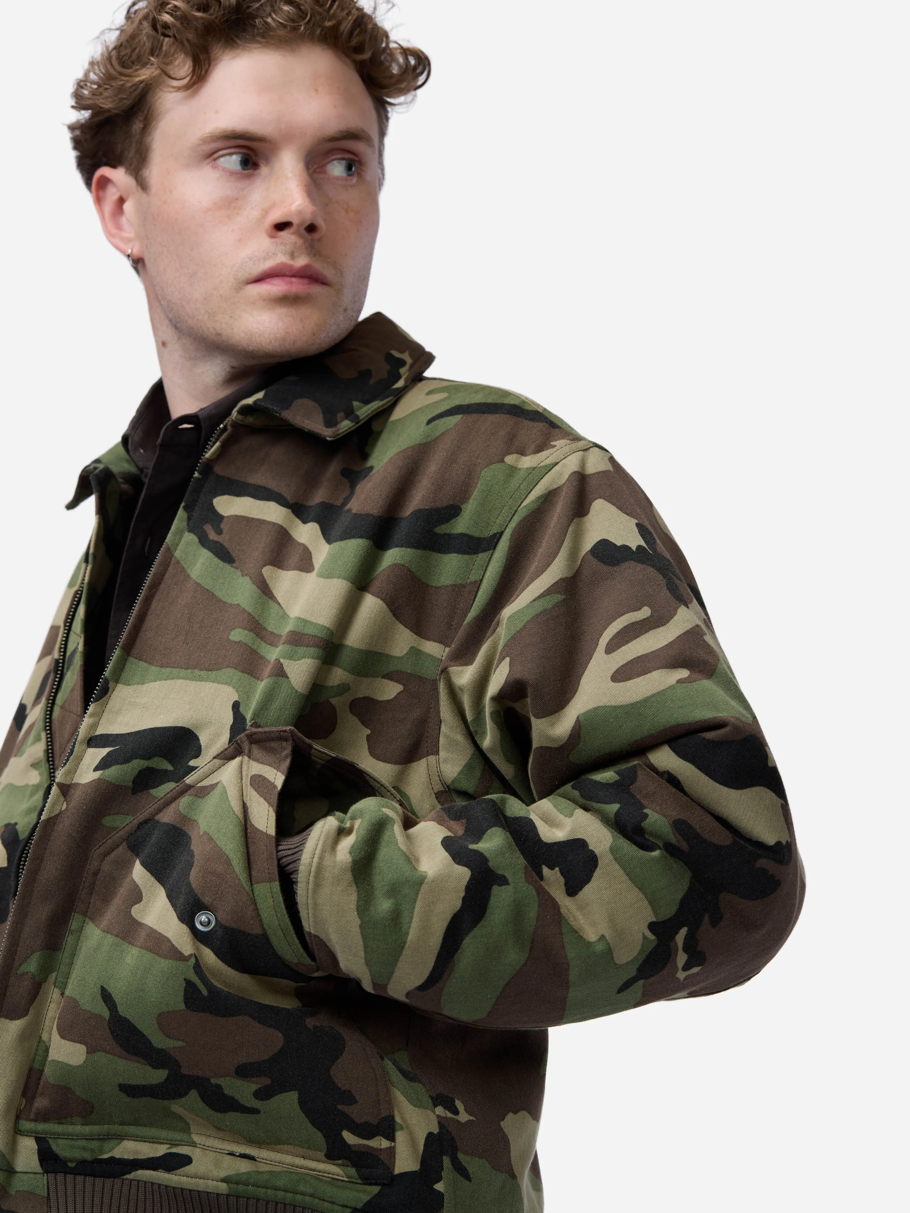 CWU Flight Jacket ~ Woodland Camo sold by 3sixteen product image thumbnail 4