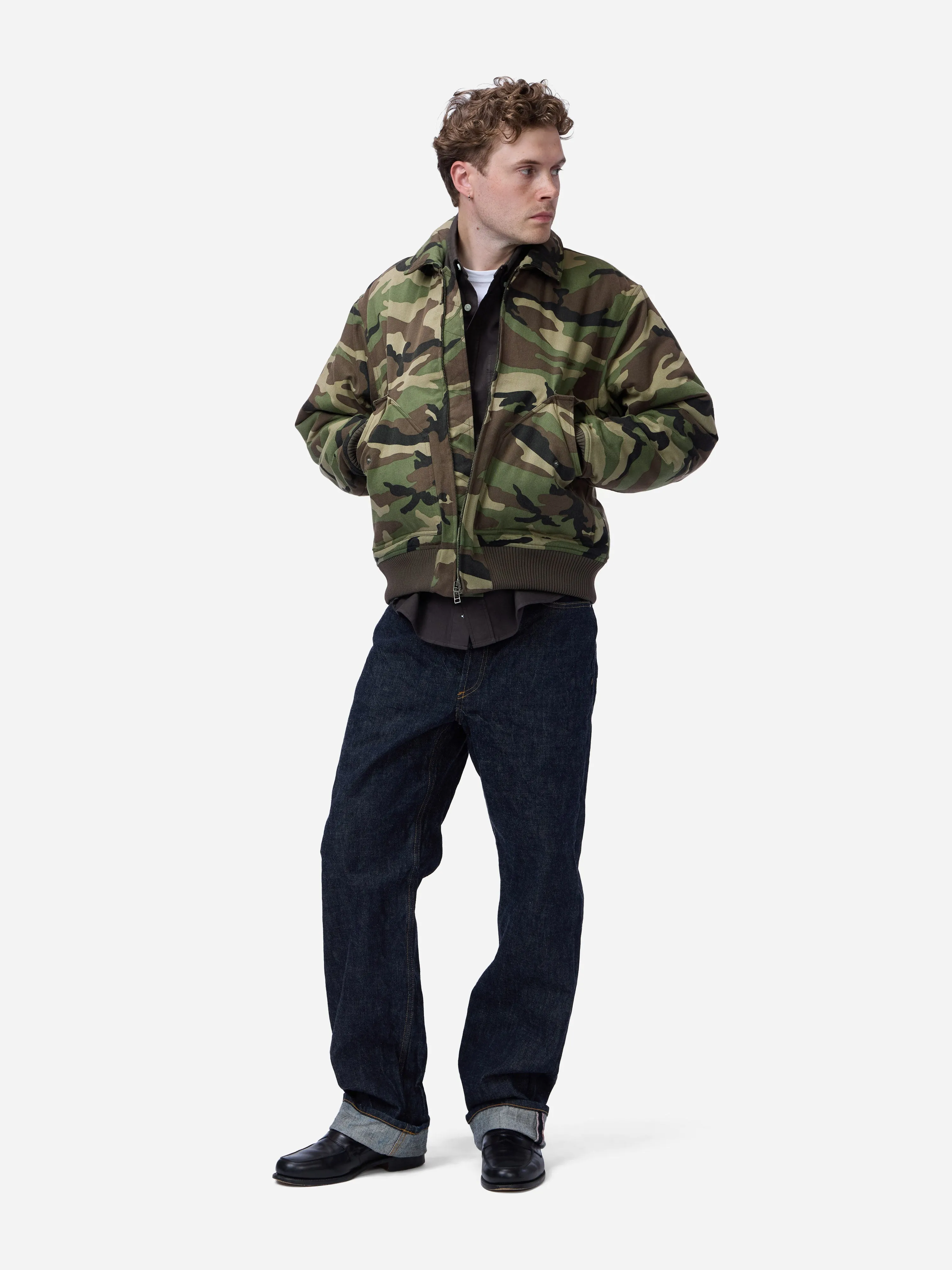CWU Flight Jacket ~ Woodland Camo sold by 3sixteen product image thumbnail 3