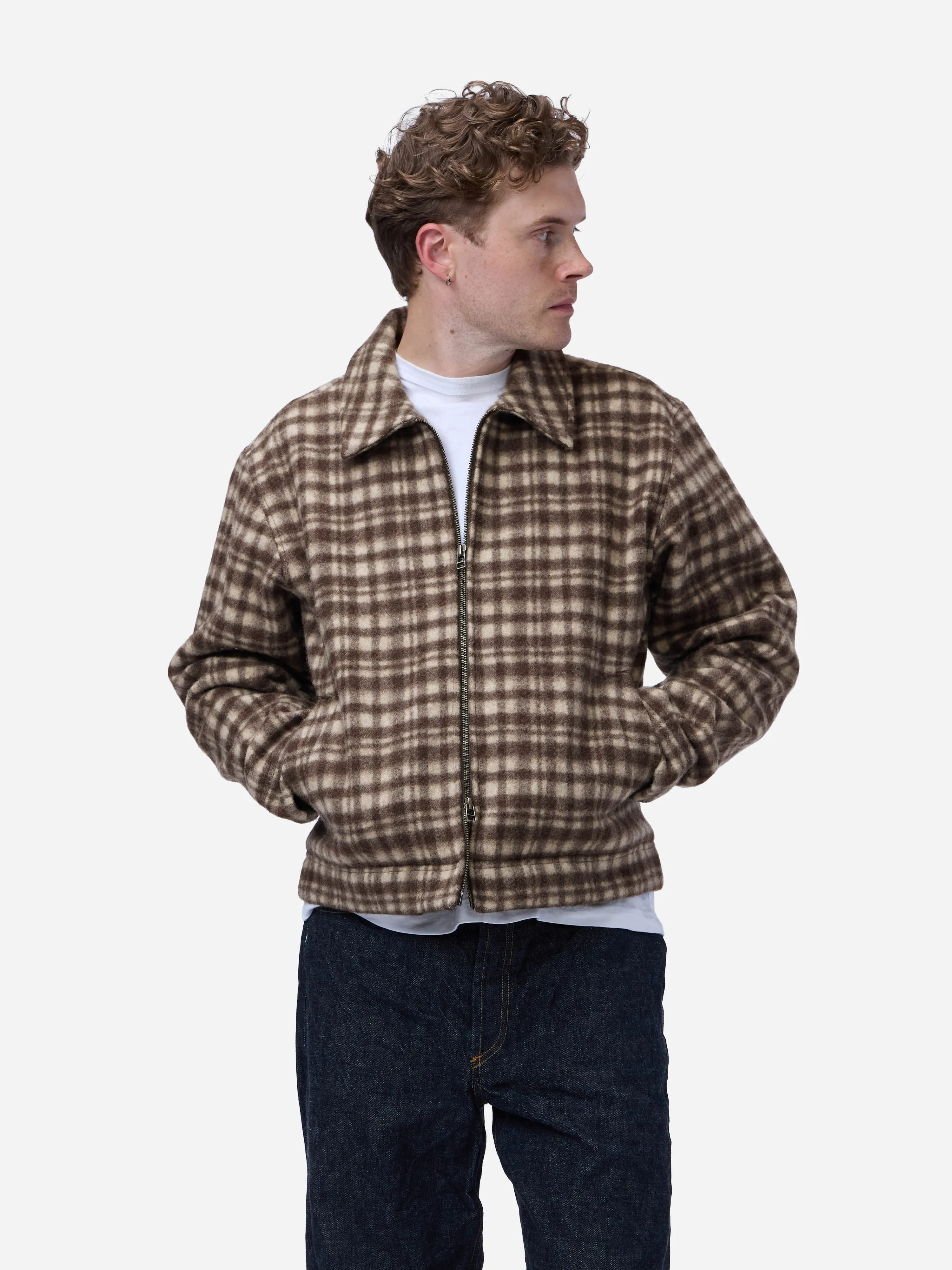Club Jacket ~ Brown Plaid sold by 3sixteen product image thumbnail 4