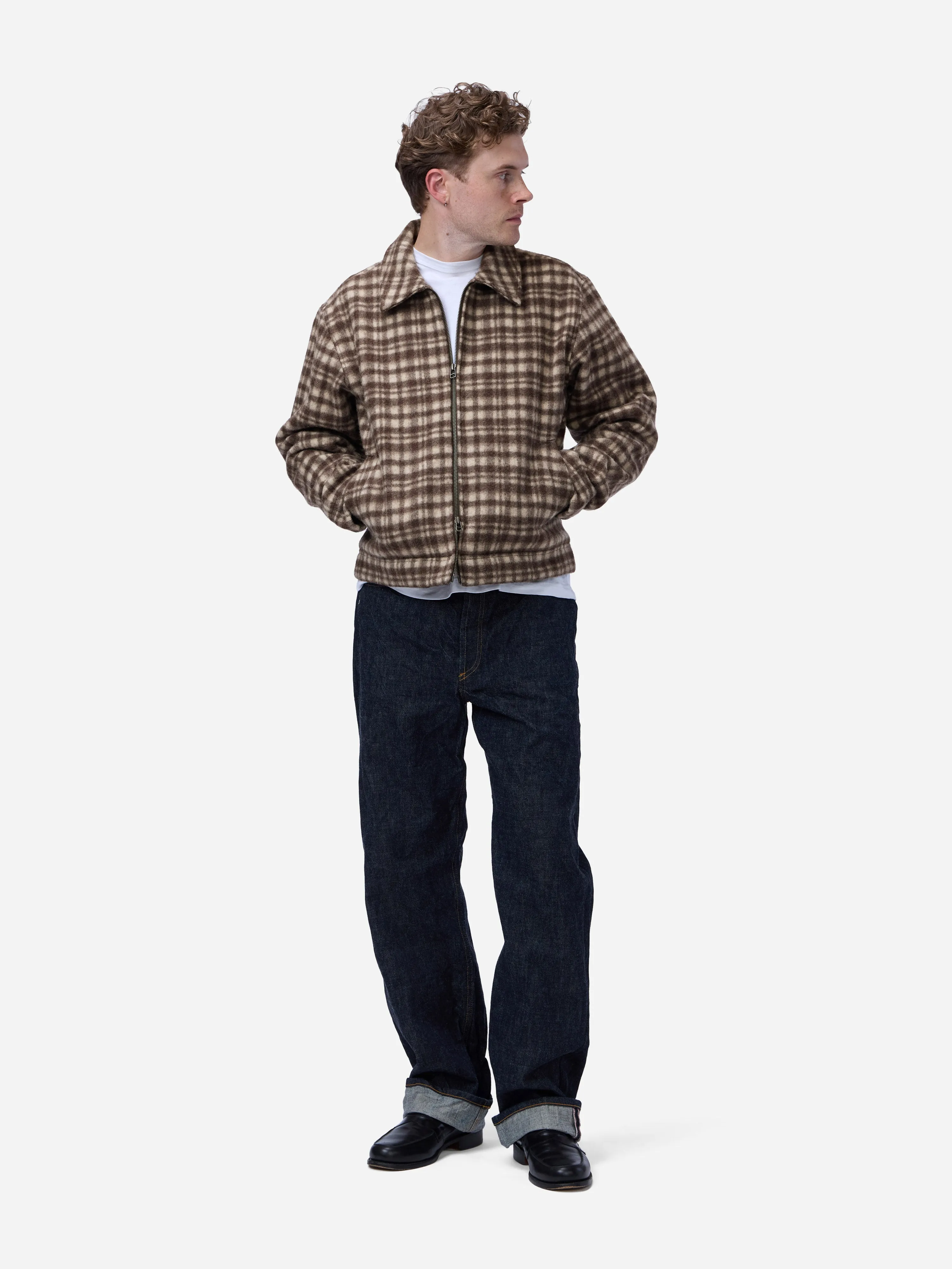 Club Jacket ~ Brown Plaid sold by 3sixteen product image thumbnail 3