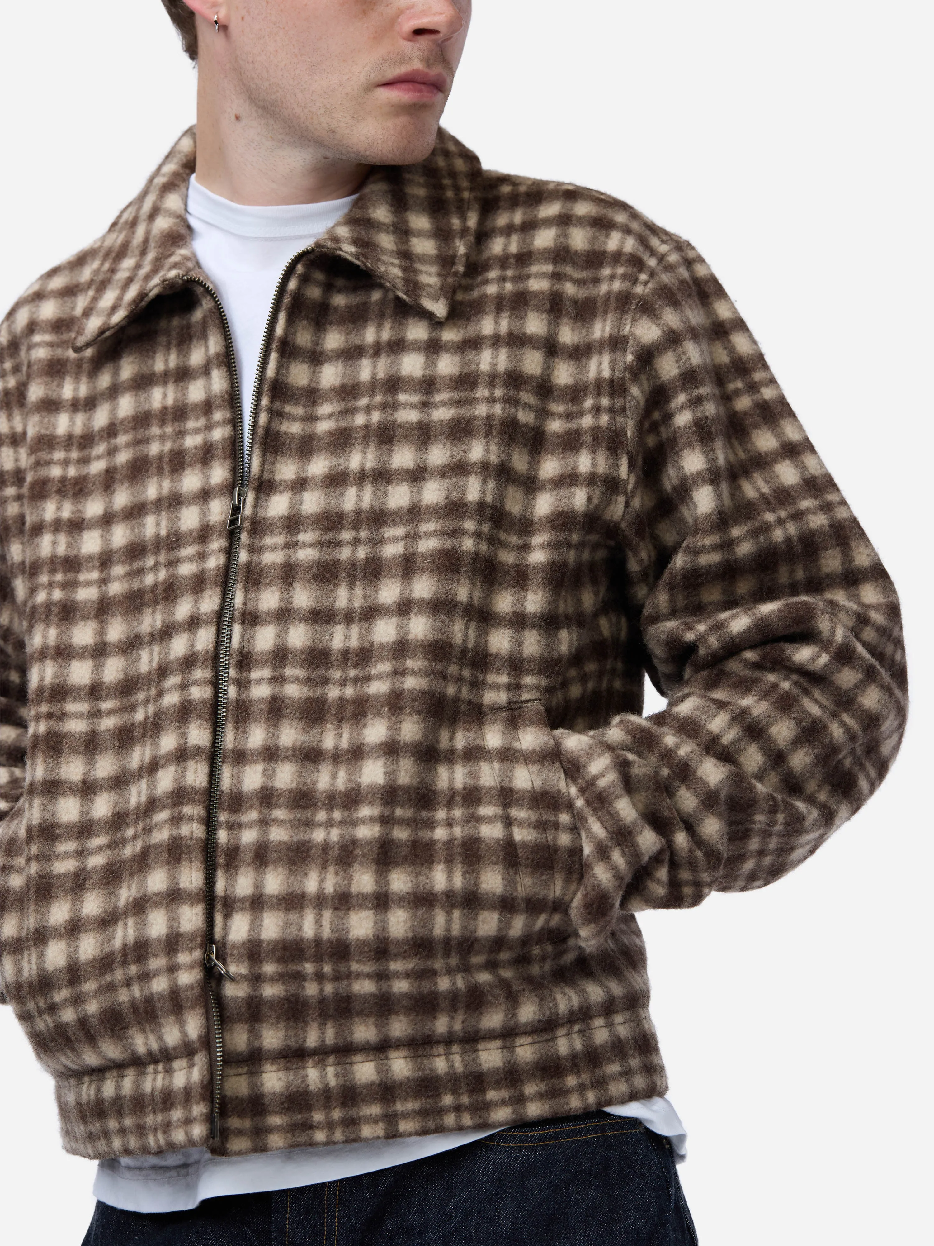 Club Jacket ~ Brown Plaid sold by 3sixteen product image thumbnail 5