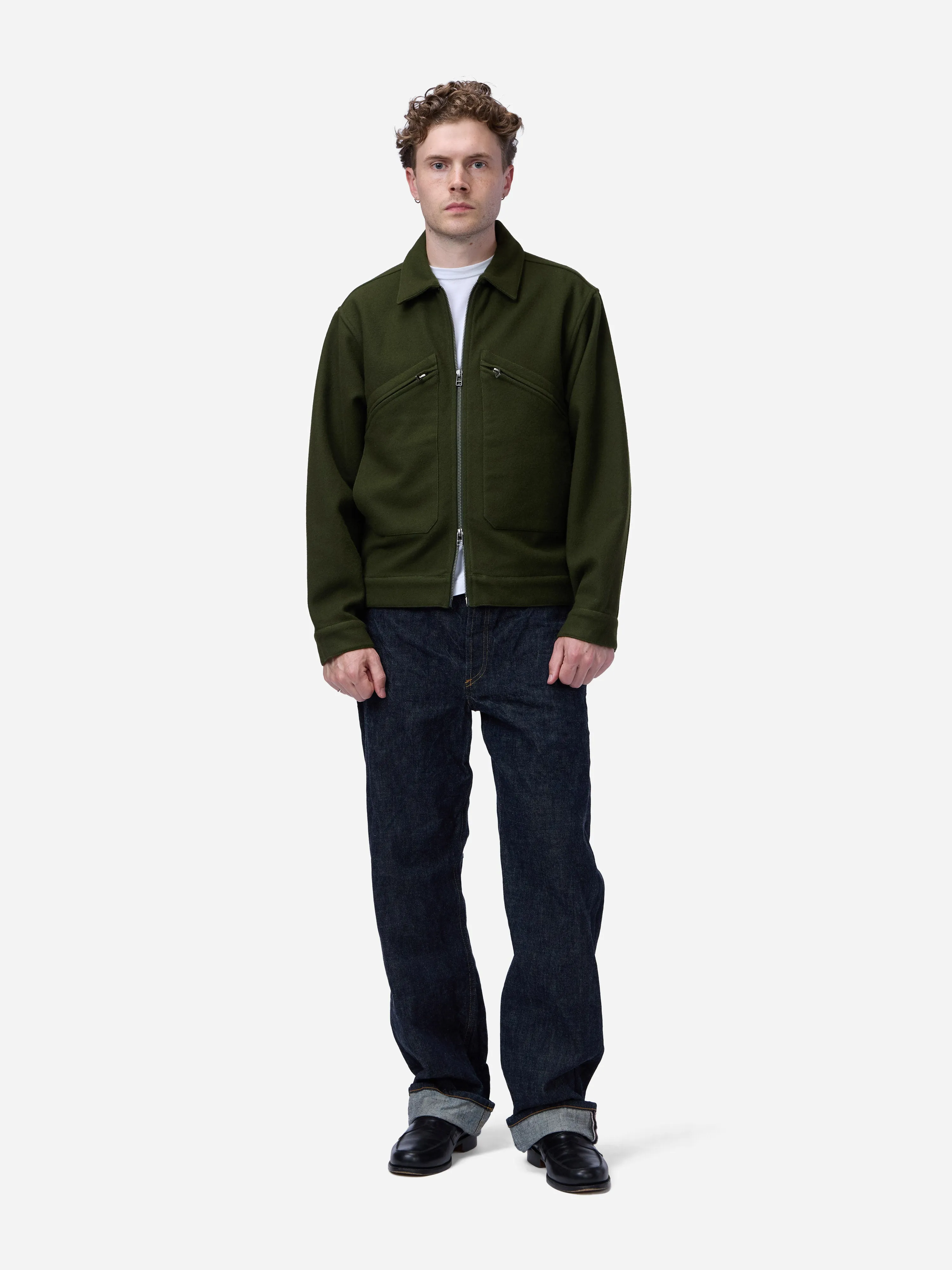 Cycling Jacket ~ Hunter Green sold by 3sixteen product image thumbnail 3