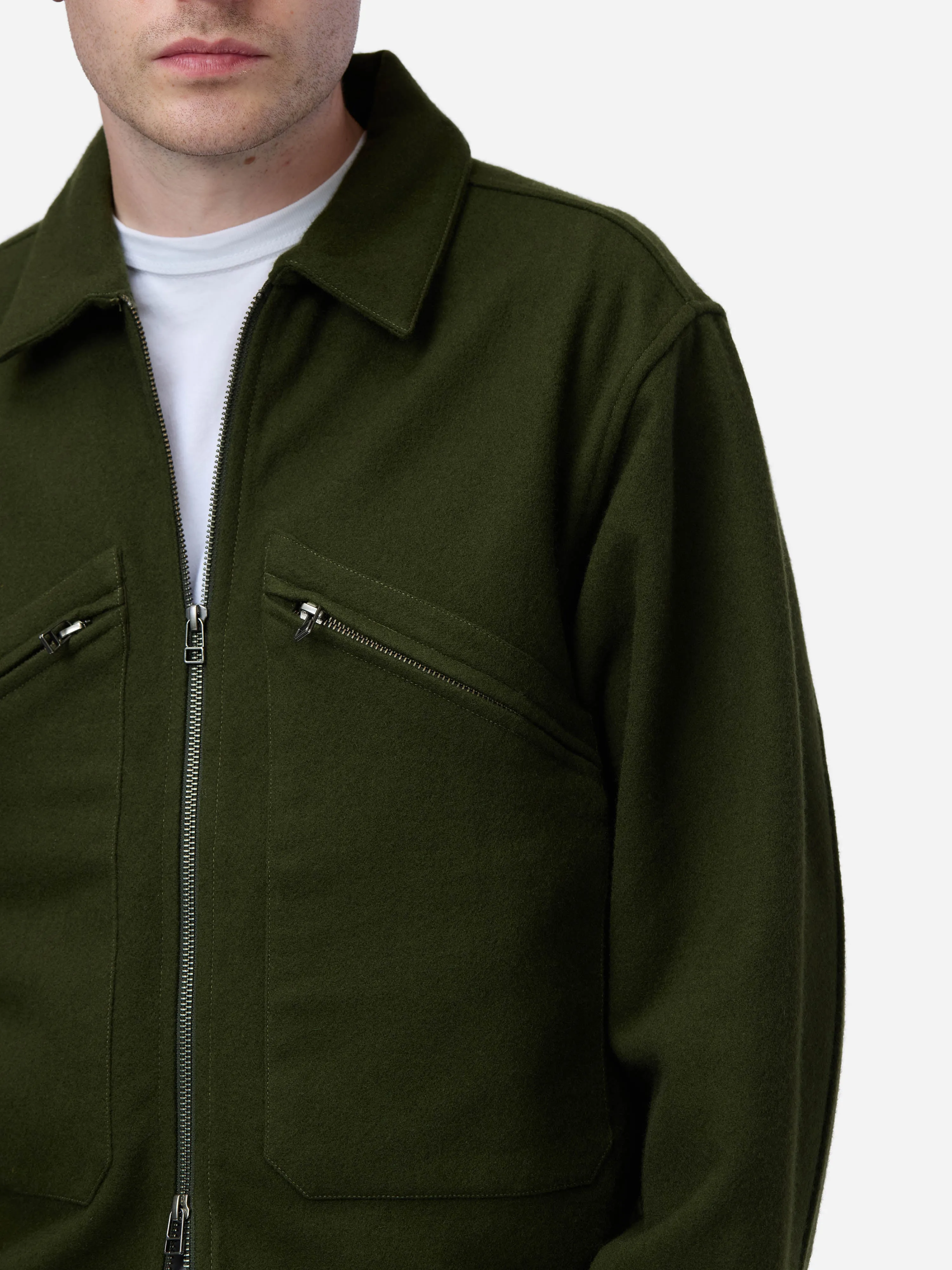 Cycling Jacket ~ Hunter Green sold by 3sixteen product image thumbnail 5