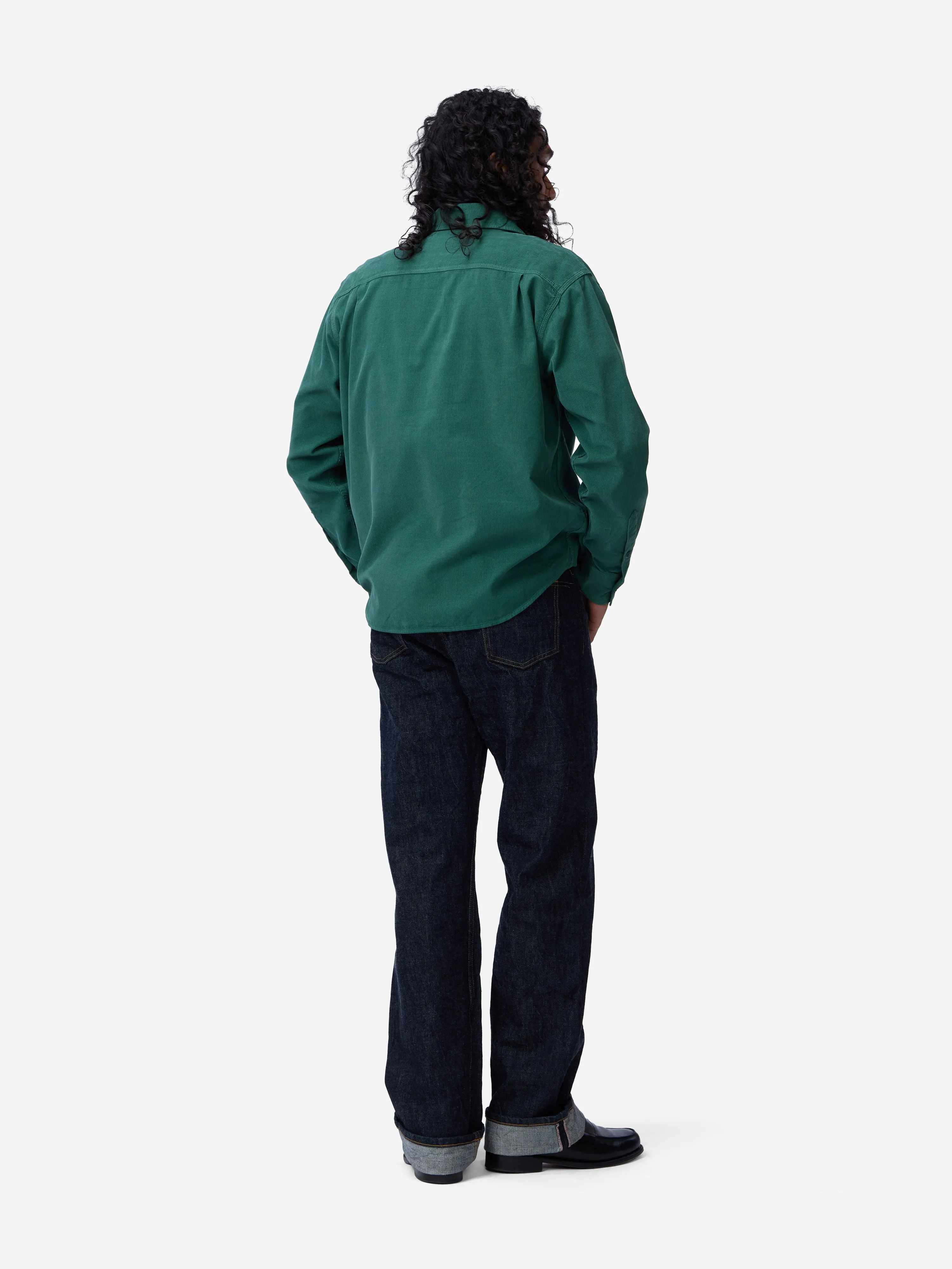 Studio Shirt ~ Hunter Green Corduroy sold by 3sixteen product image thumbnail 2