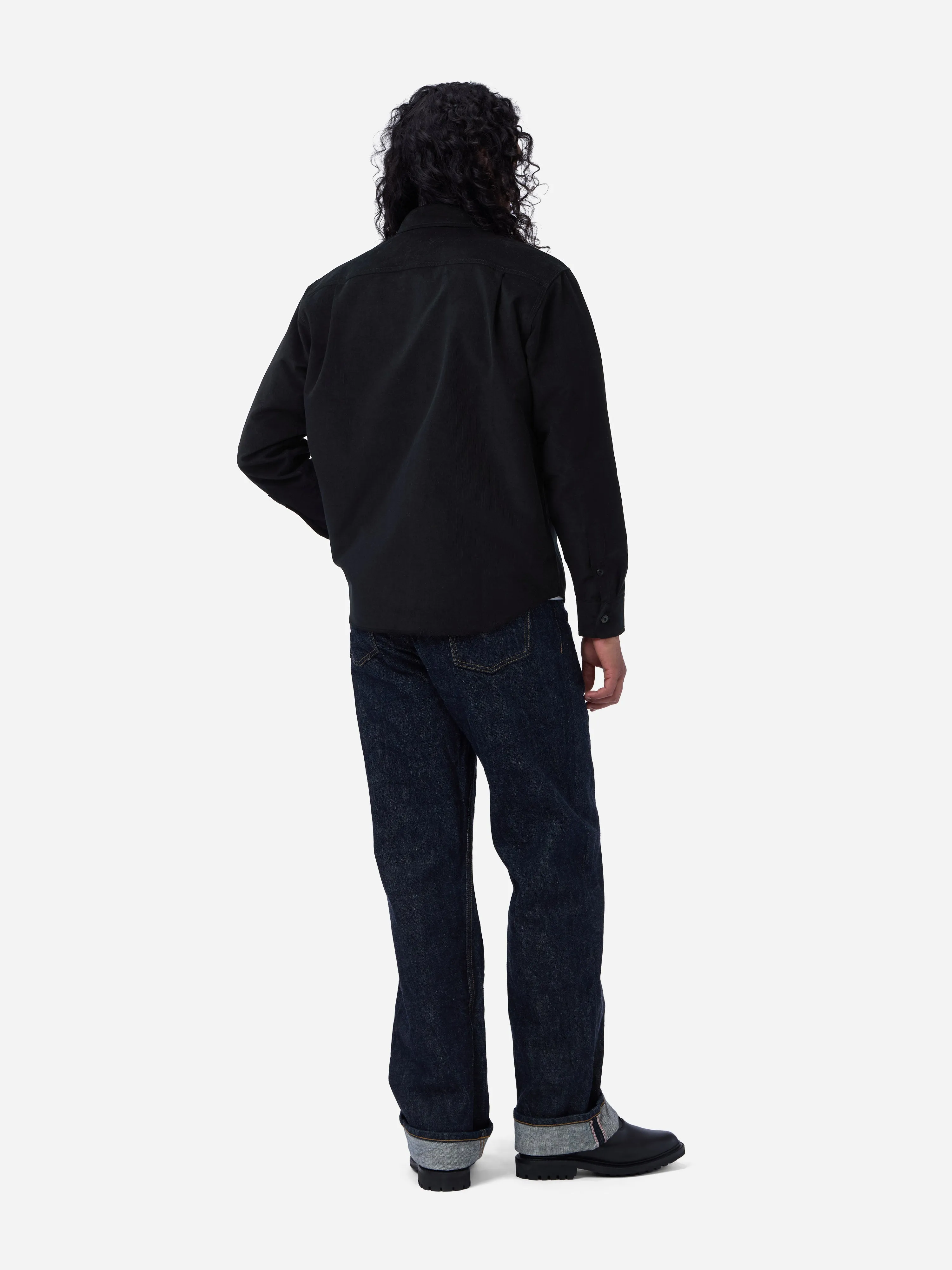 Studio Shirt ~ Black Corduroy sold by 3sixteen product image thumbnail 2