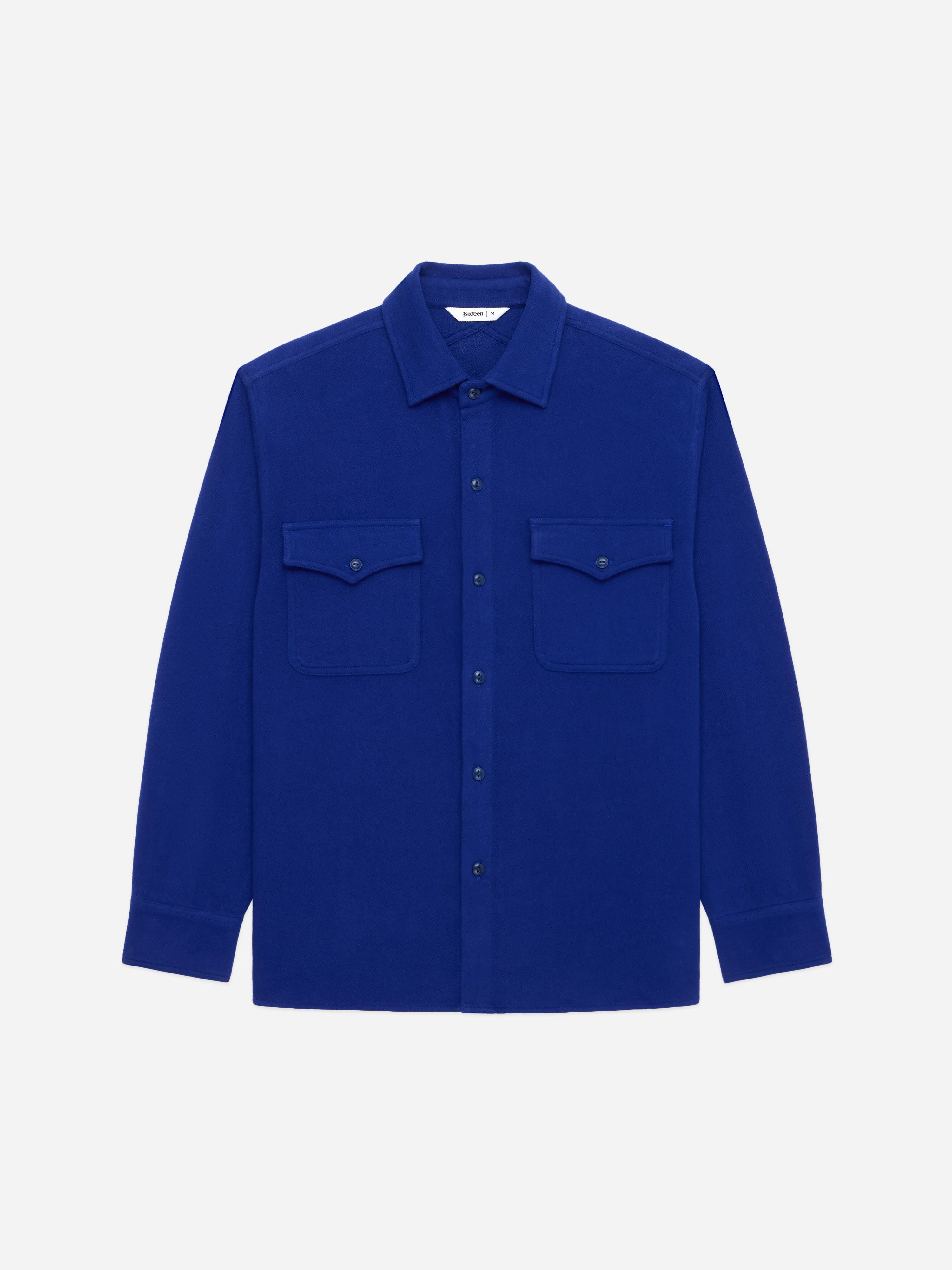 USN Overshirt ~ Cobalt Flannel sold by 3sixteen product image thumbnail 5