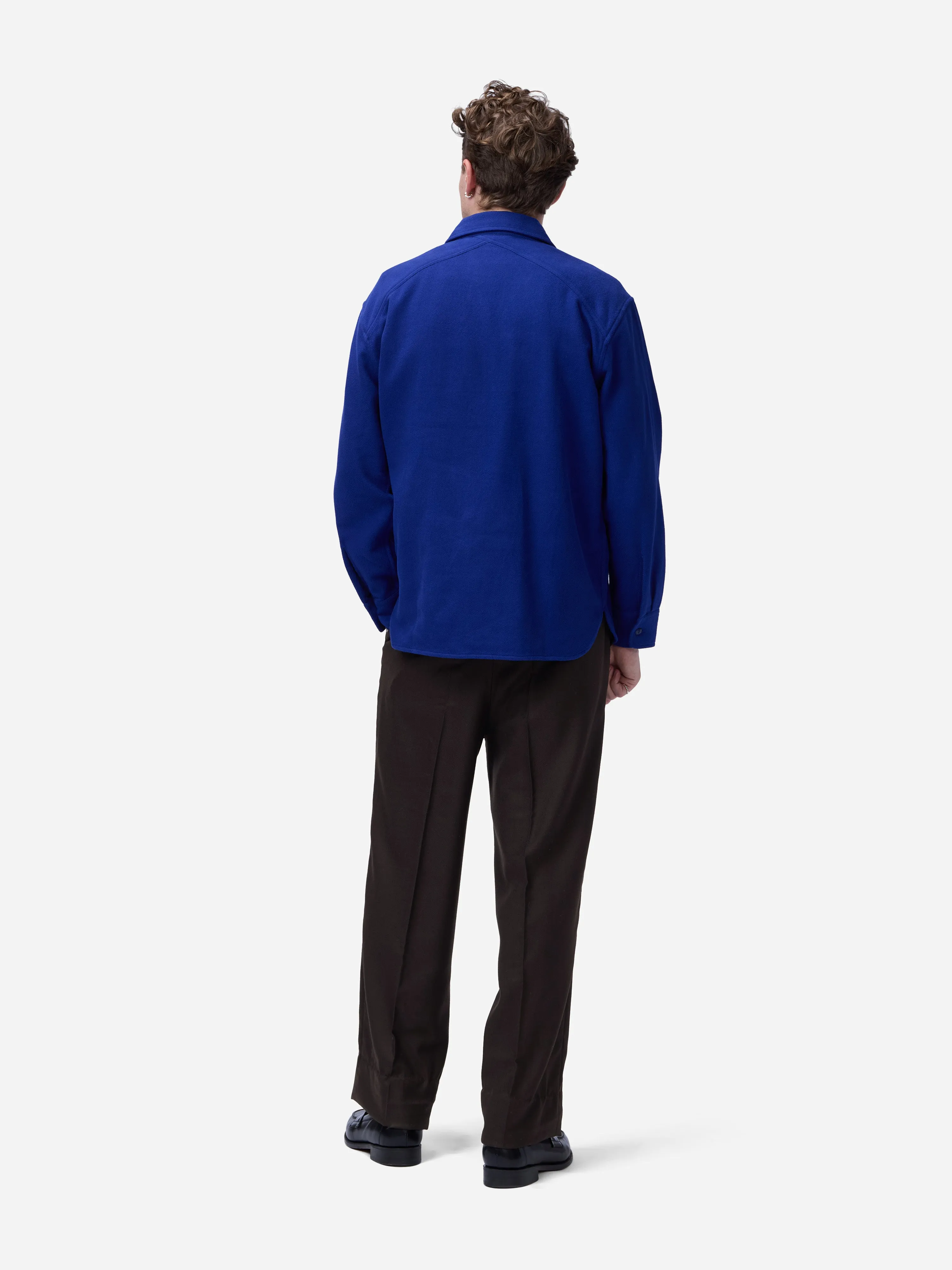 USN Overshirt ~ Cobalt Flannel sold by 3sixteen product image thumbnail 2