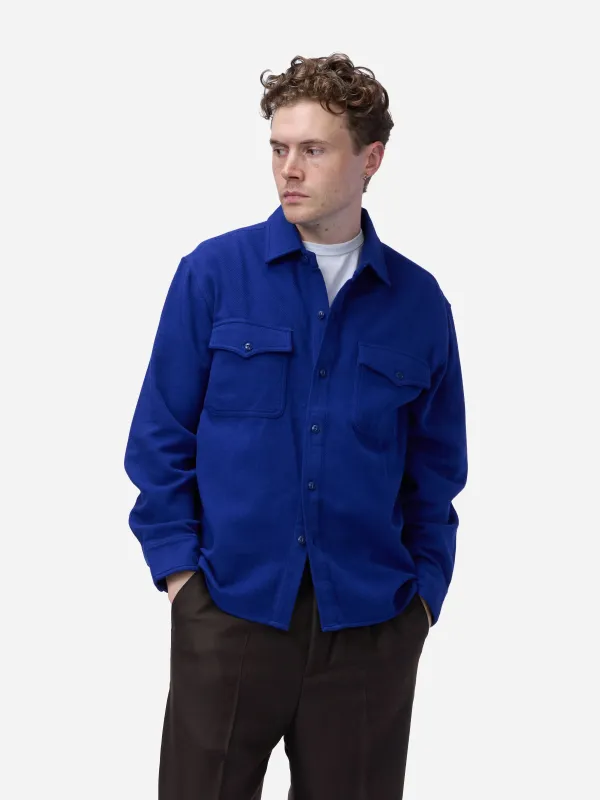USN Overshirt ~ Cobalt Flannel made by 3sixteen