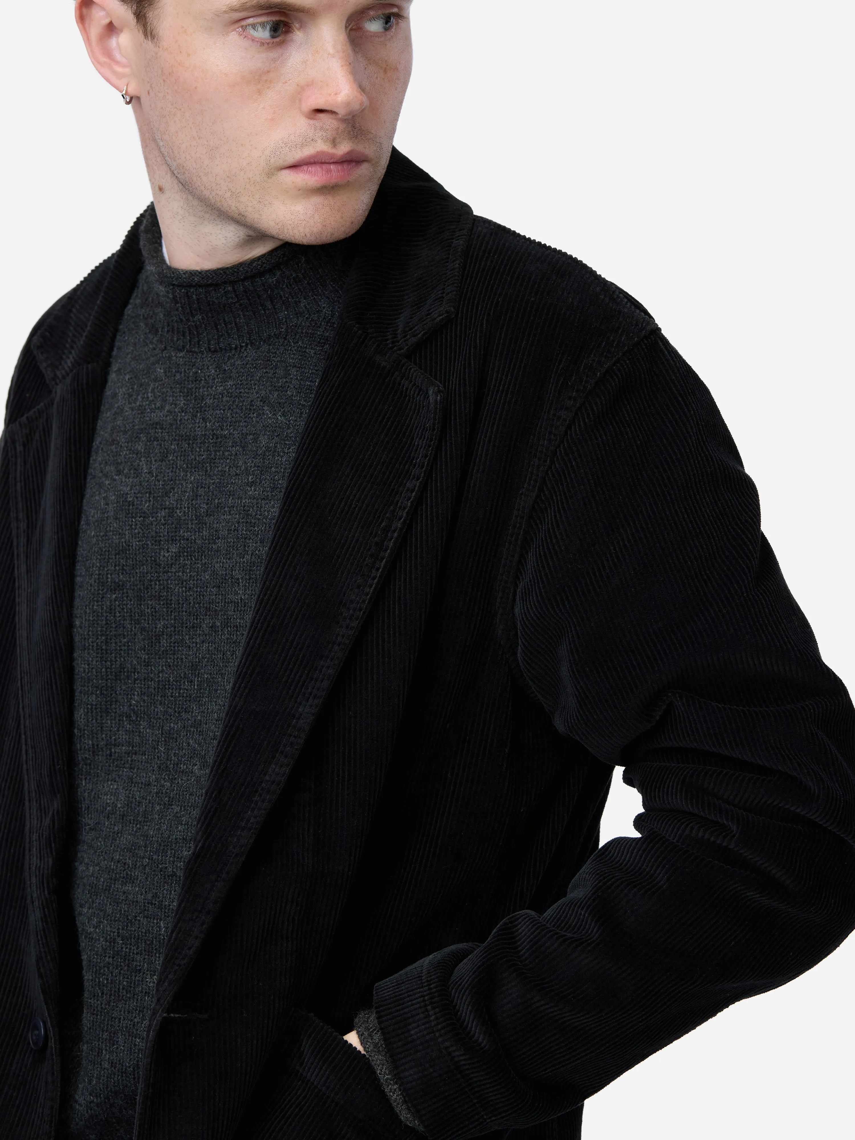 Work Blazer ~ Black Corduroy sold by 3sixteen product image thumbnail 4