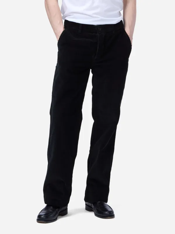 Work Pant ~ Black Corduroy made by 3sixteen