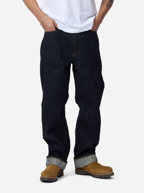 RS-105xk ~ Relaxed Straight - Heavyweight Indigo Kibata made by 3sixteen