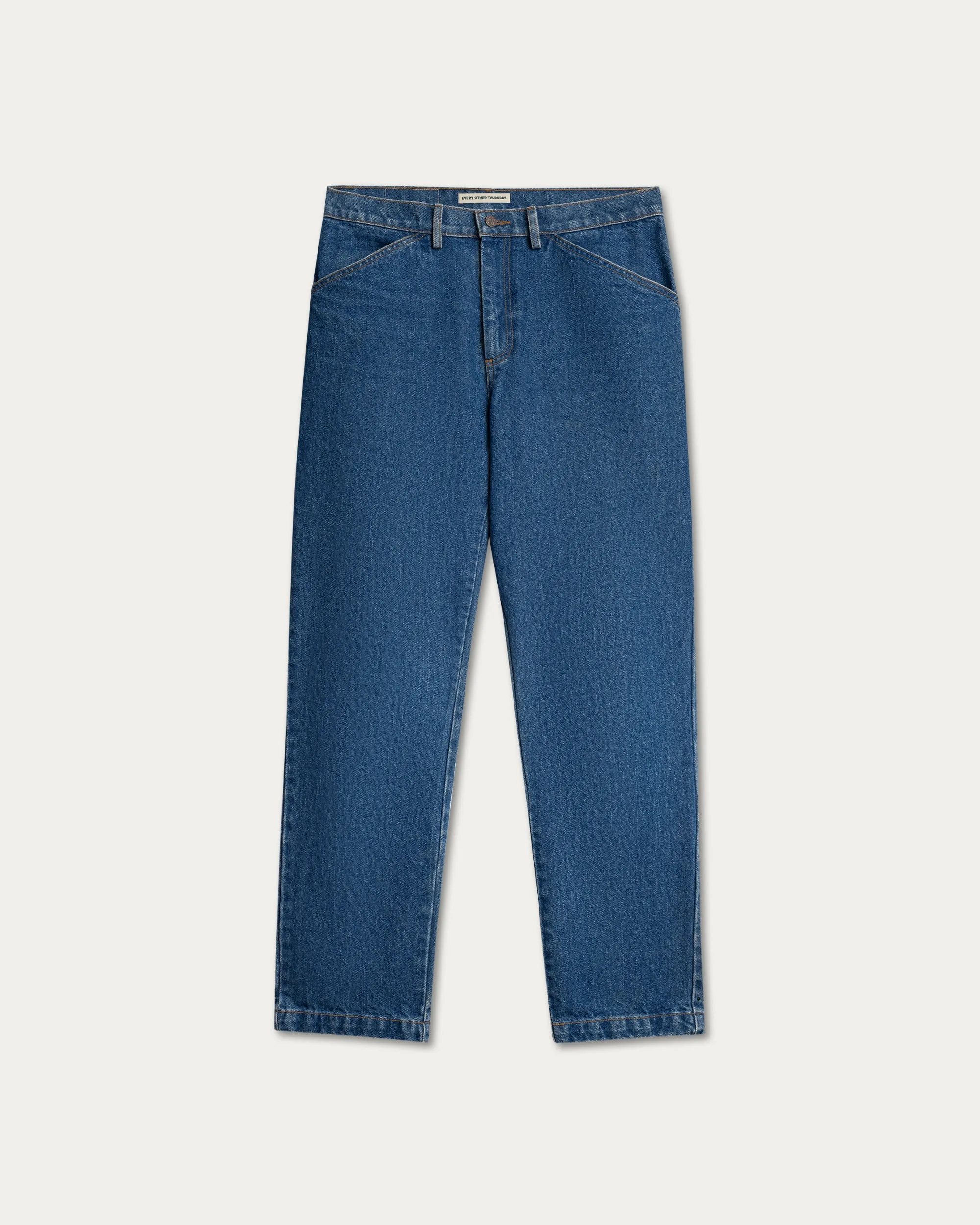 Relaxed Straight Four Pocket Denim sold by Every Other Thursday