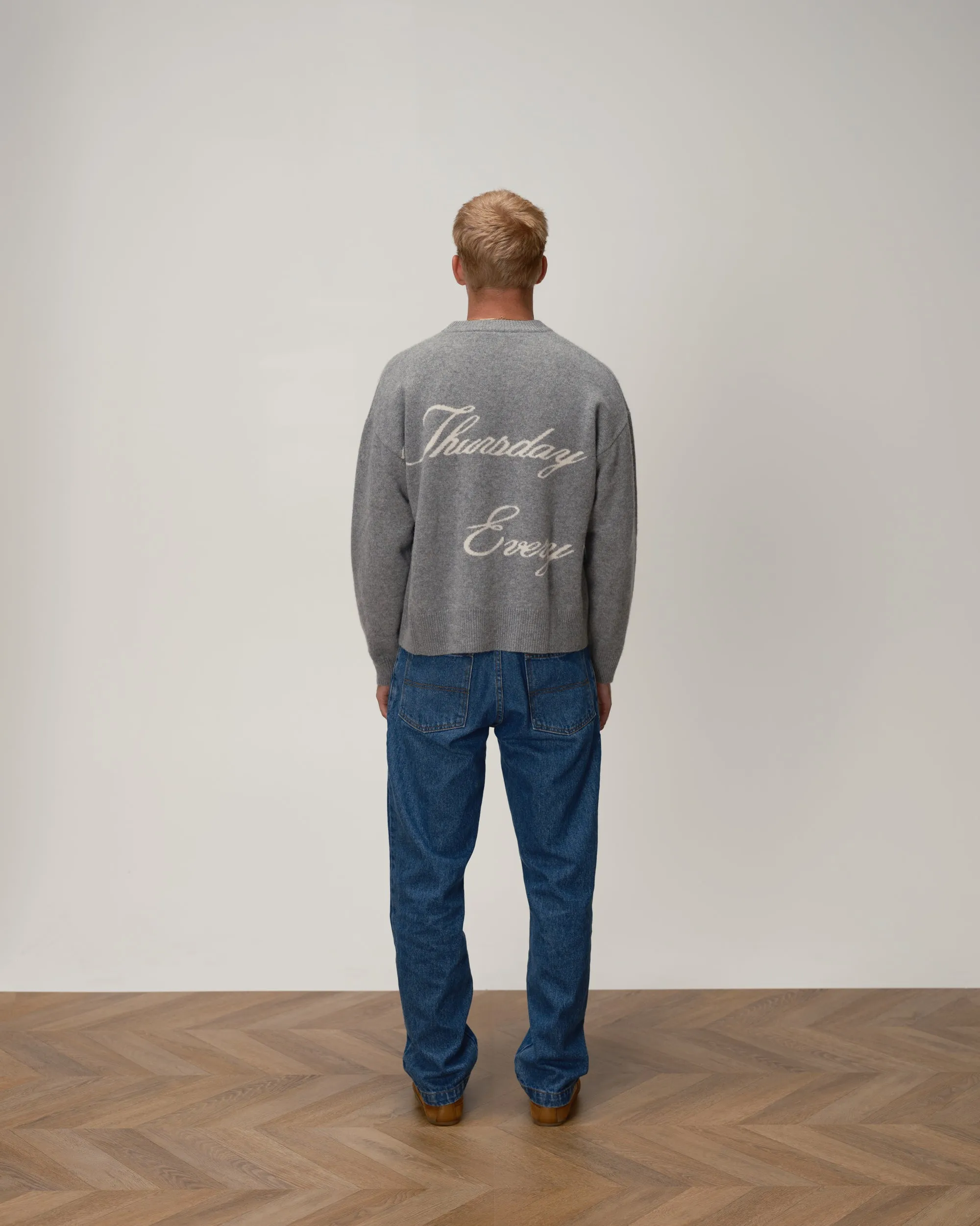 Cashmere Logo Knit Sweater sold by Every Other Thursday product image thumbnail 4