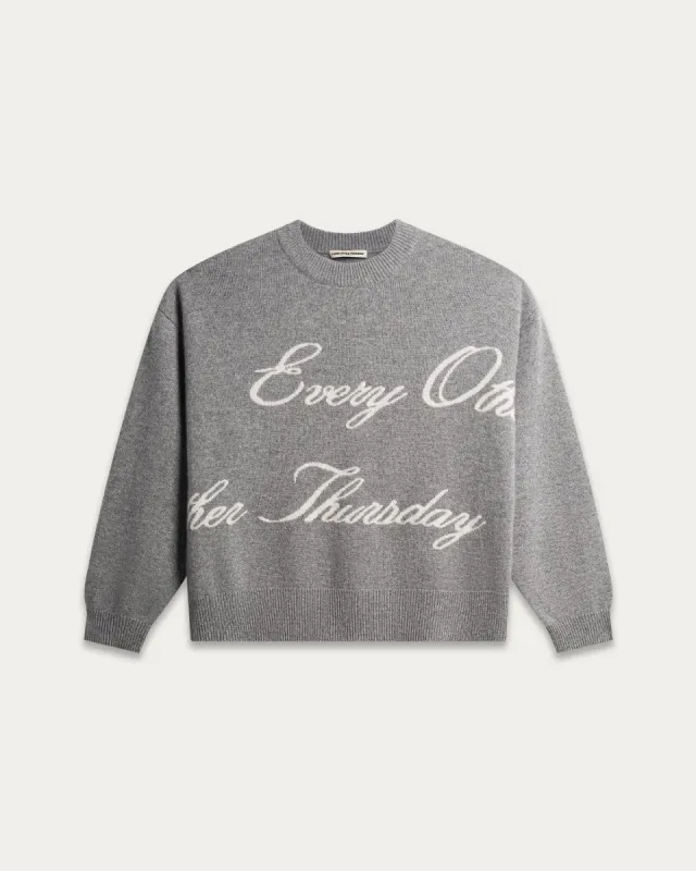 Cashmere Logo Knit Sweater sold by Every Other Thursday