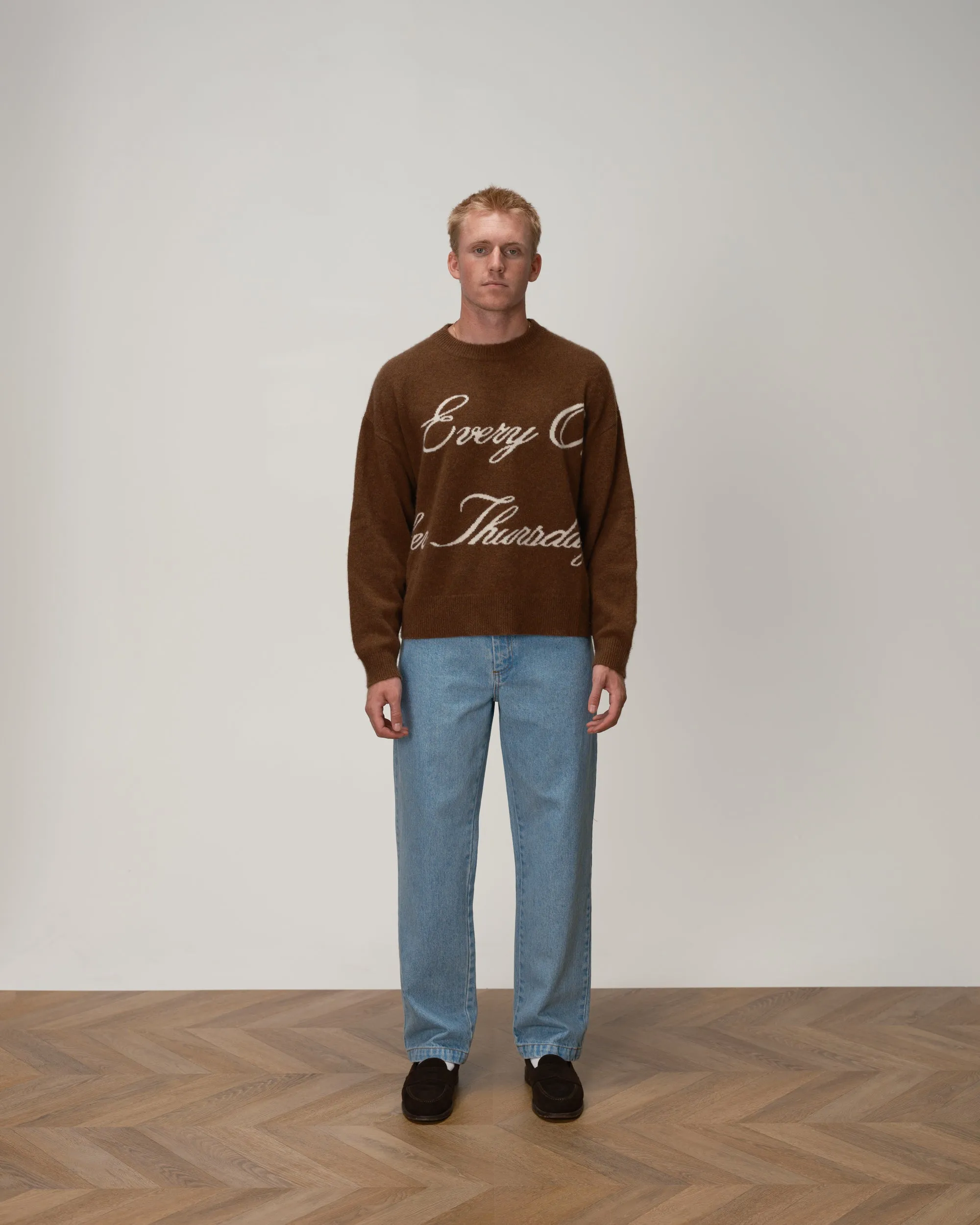 Cashmere Logo Knit Sweater sold by Every Other Thursday product image thumbnail 5