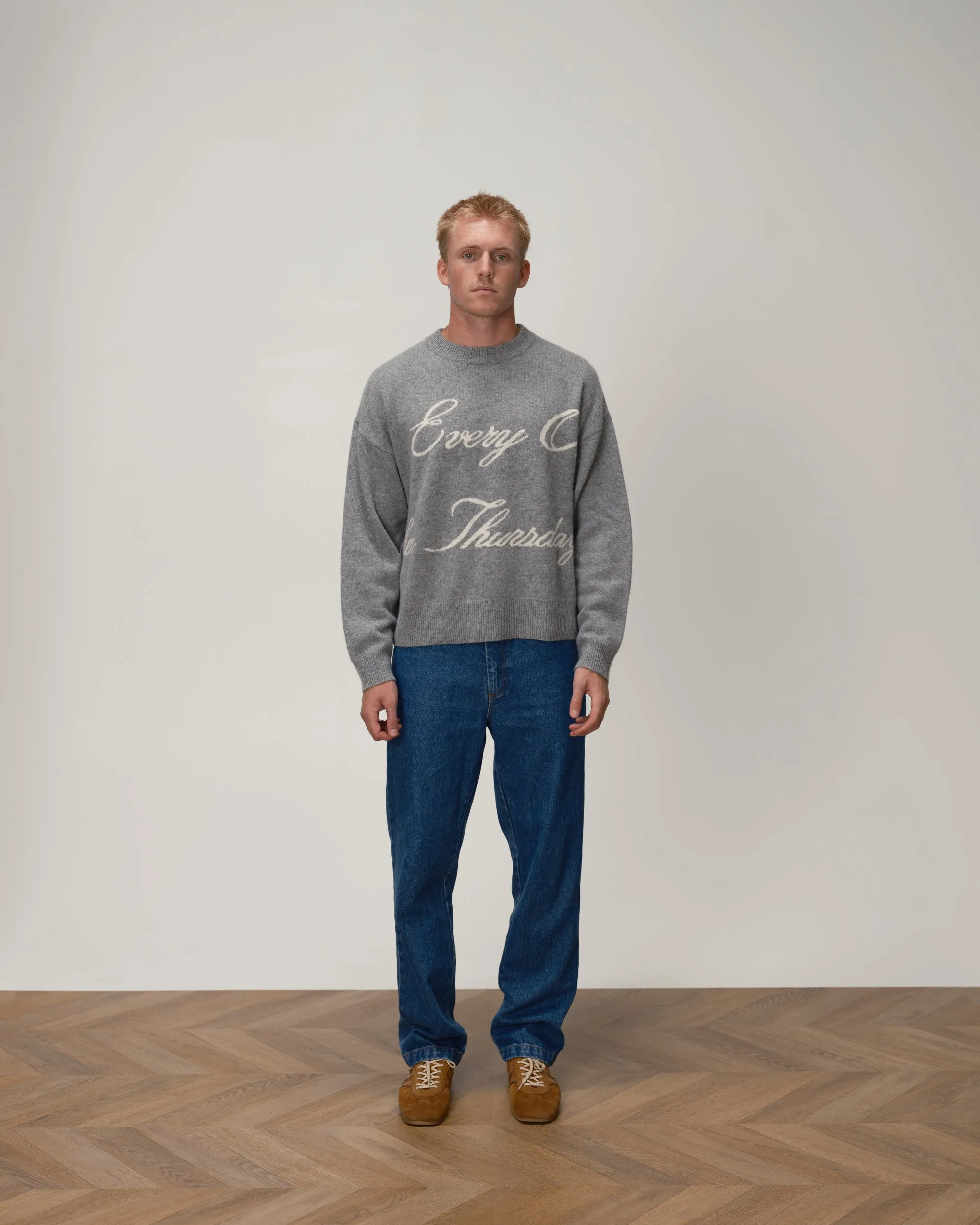 Cashmere Logo Knit Sweater sold by Every Other Thursday product image thumbnail 2