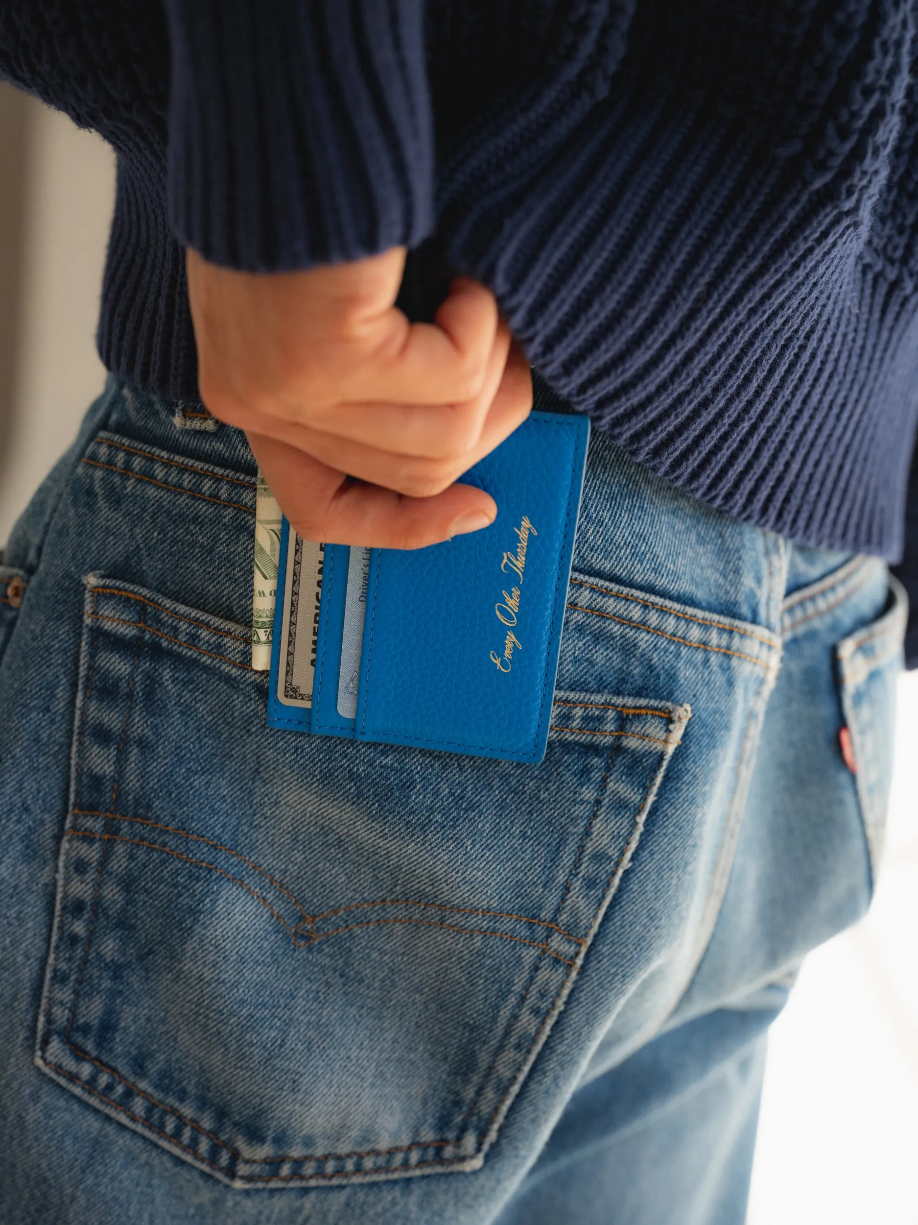 Leather Card Holder sold by Every Other Thursday product image thumbnail 2