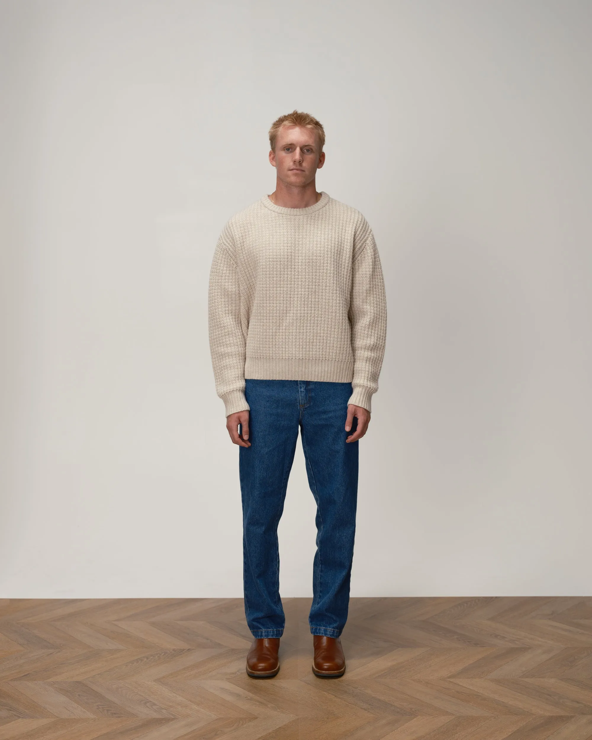 Wool Fisherman Knit Sweater sold by Every Other Thursday product image thumbnail 2