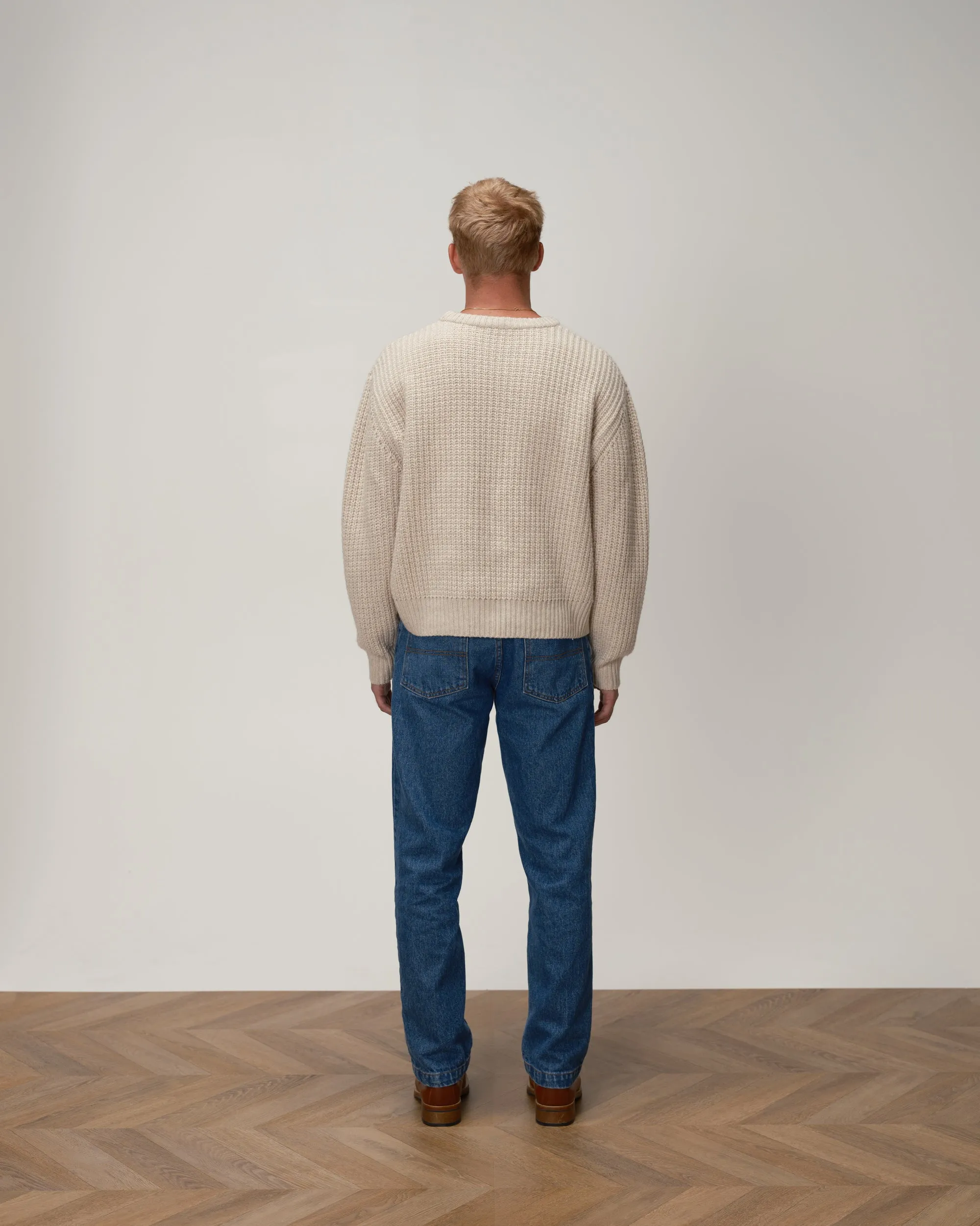 Wool Fisherman Knit Sweater sold by Every Other Thursday product image thumbnail 4