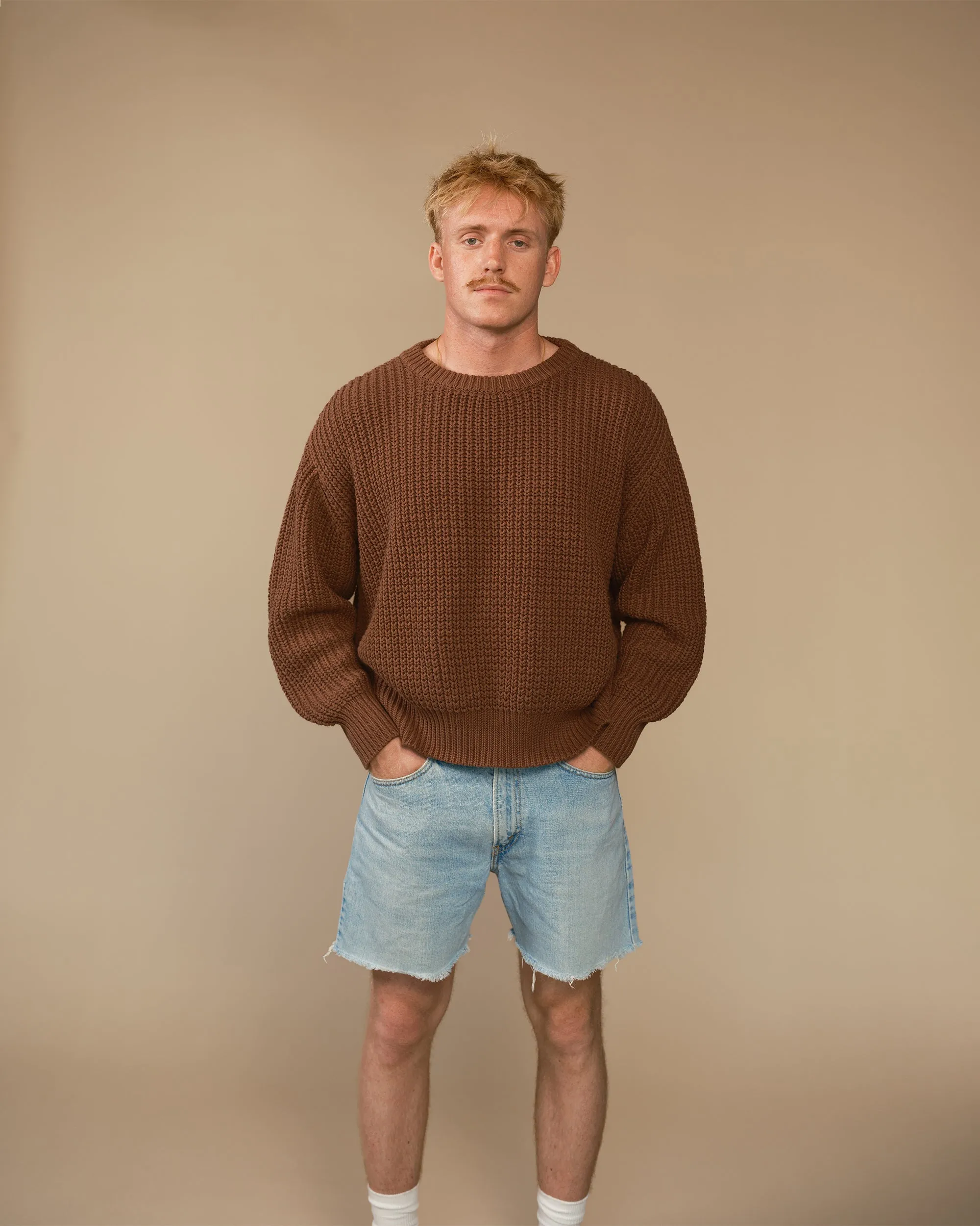 Cotton Fisherman Knit Sweater sold by Every Other Thursday product image thumbnail 2