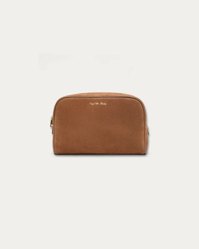 Suede Dopp Kit sold by Every Other Thursday