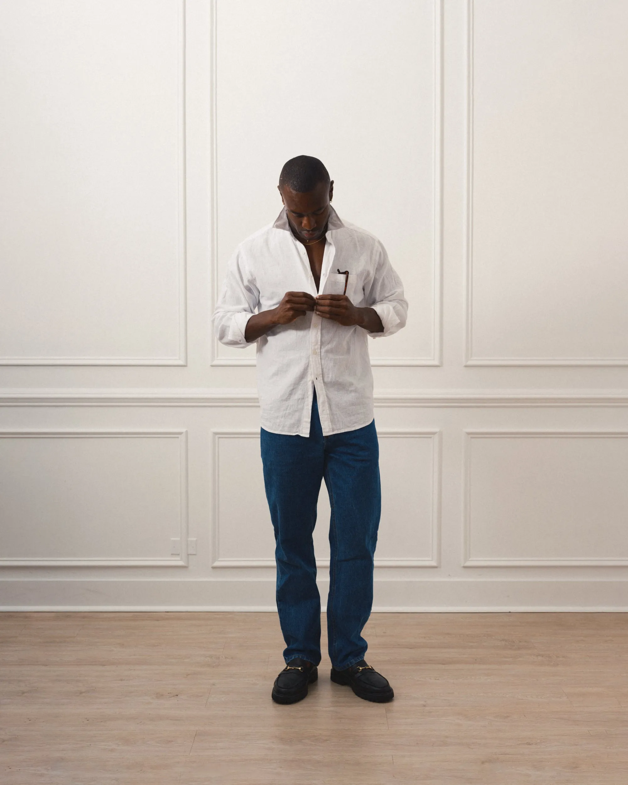 Linen Relaxed Dress Shirt sold by Every Other Thursday product image thumbnail 5