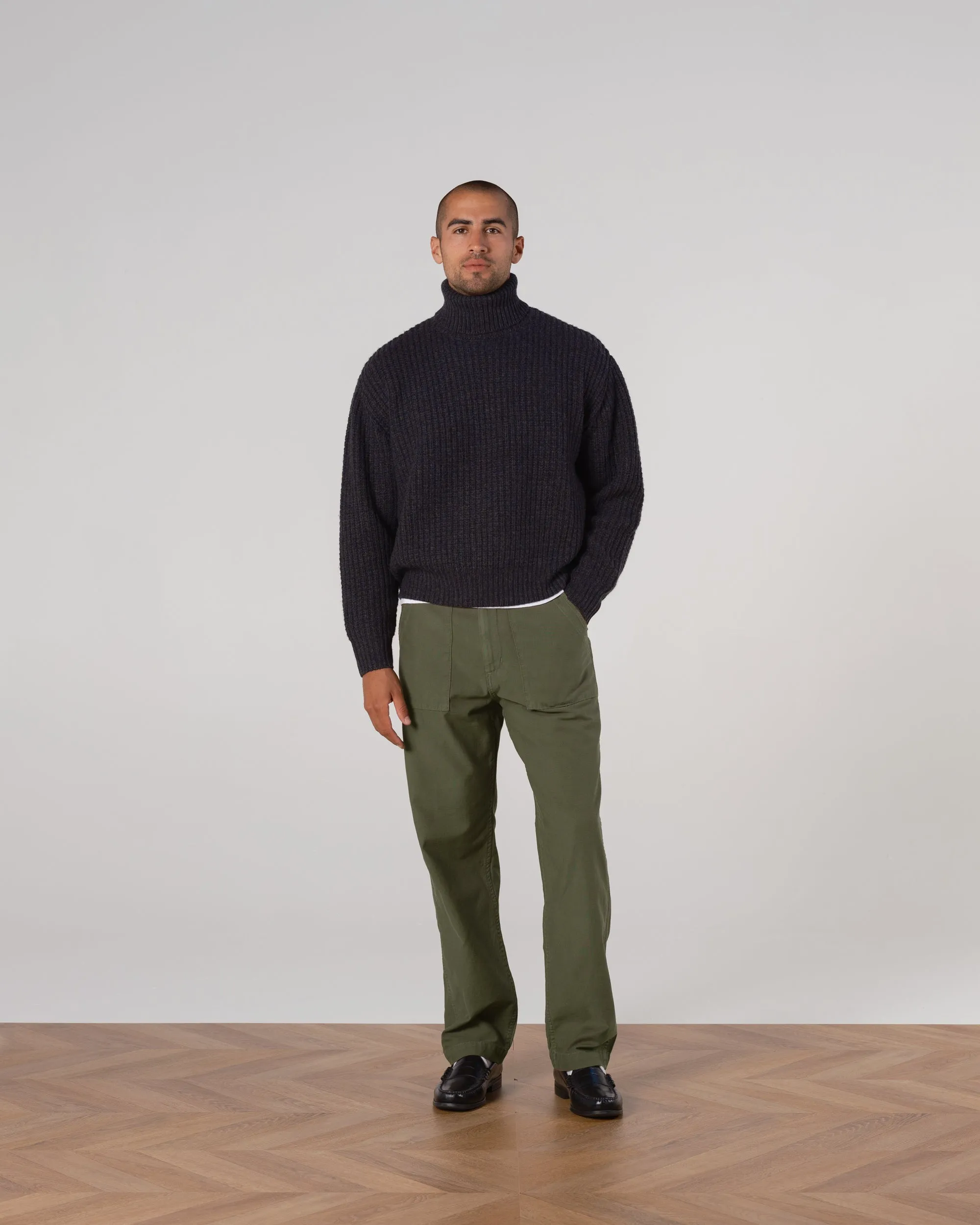 Wool Fisherman Knit Turtleneck sold by Every Other Thursday product image thumbnail 2