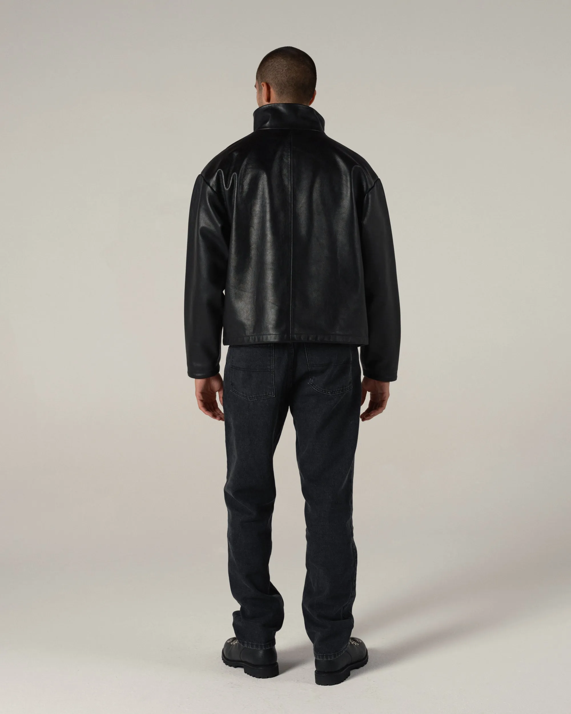 Leather Thomas Jacket sold by Every Other Thursday product image thumbnail 5