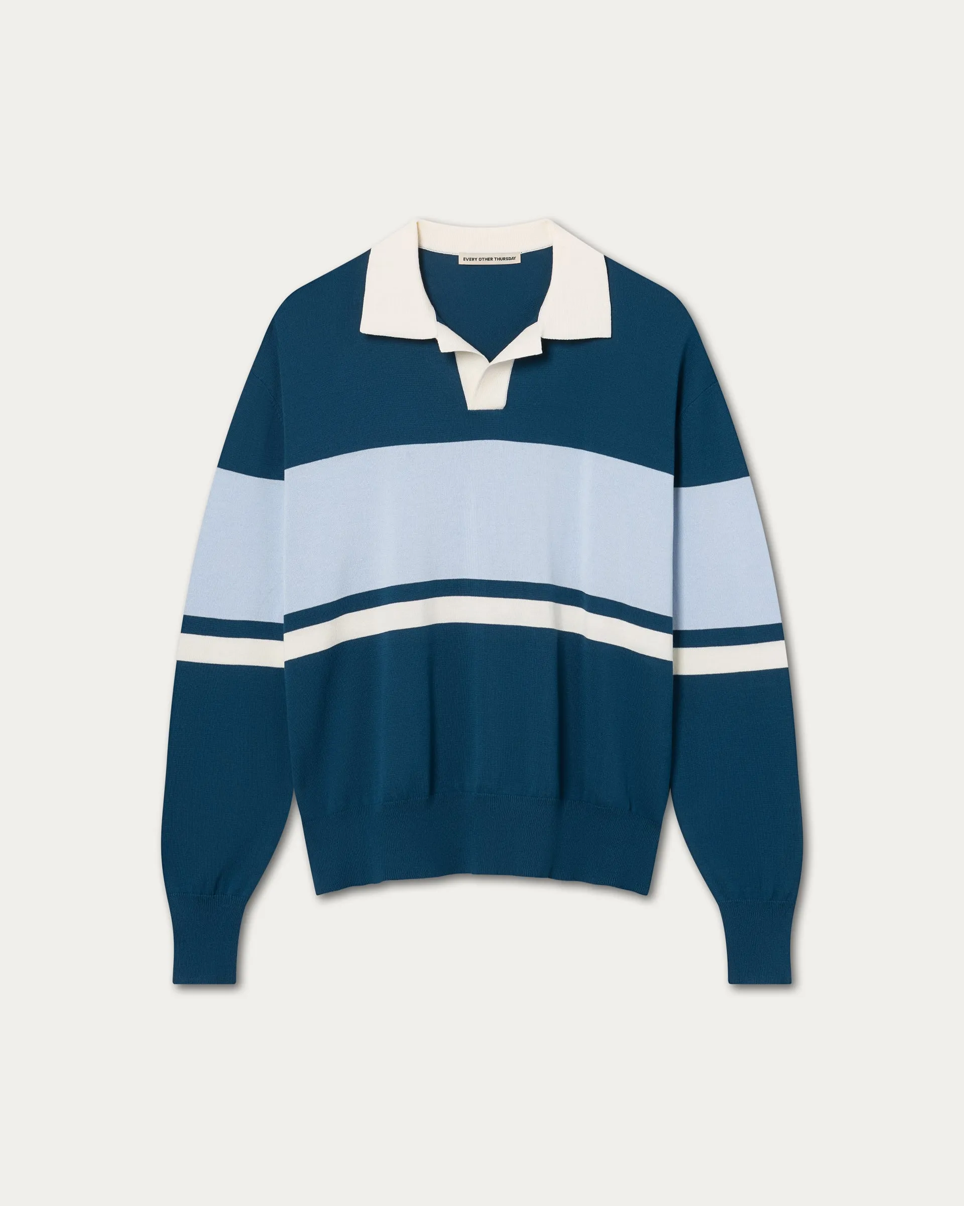Knitted Rugby Shirt sold by Every Other Thursday product image thumbnail 4