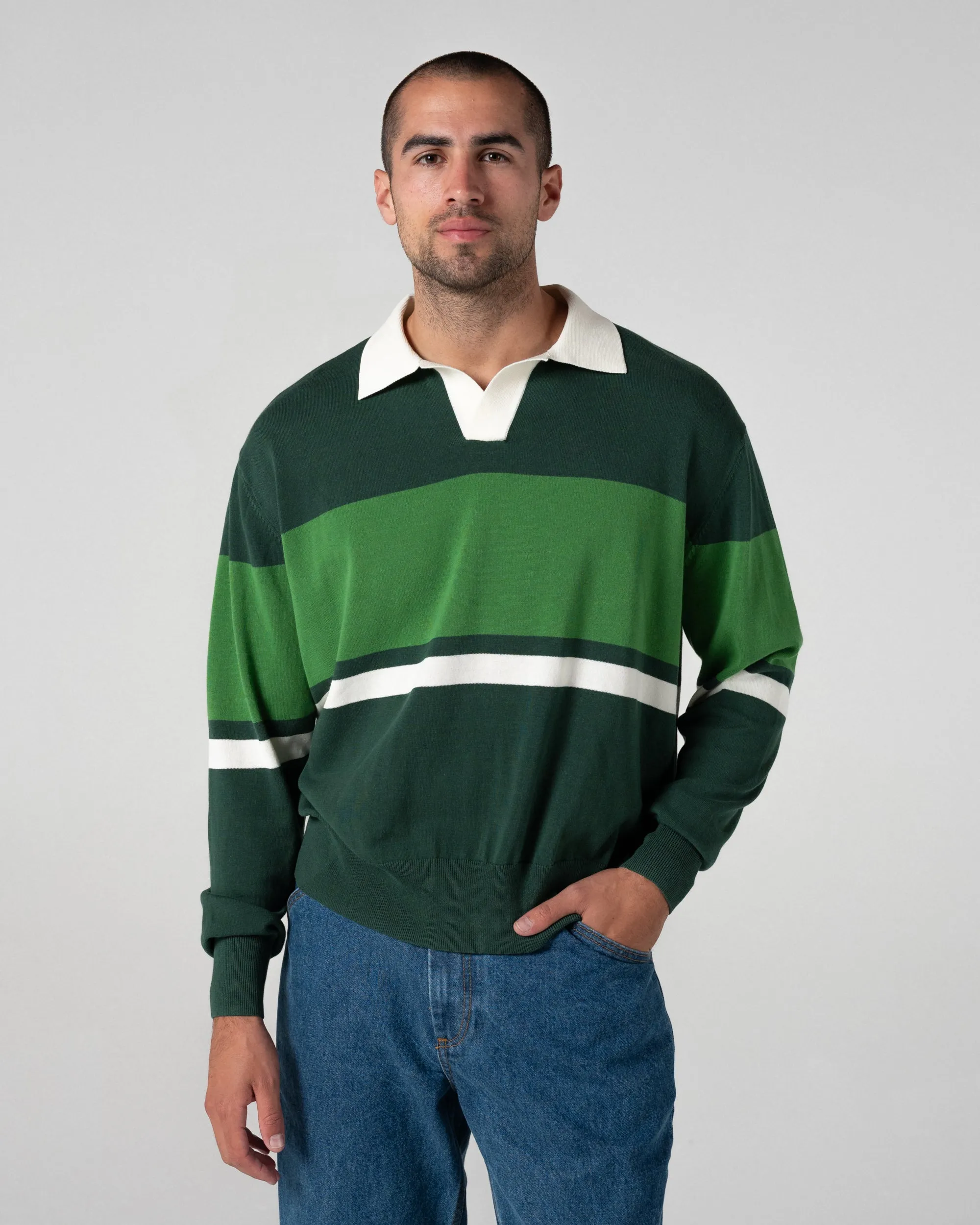 Knitted Rugby Shirt sold by Every Other Thursday product image thumbnail 5