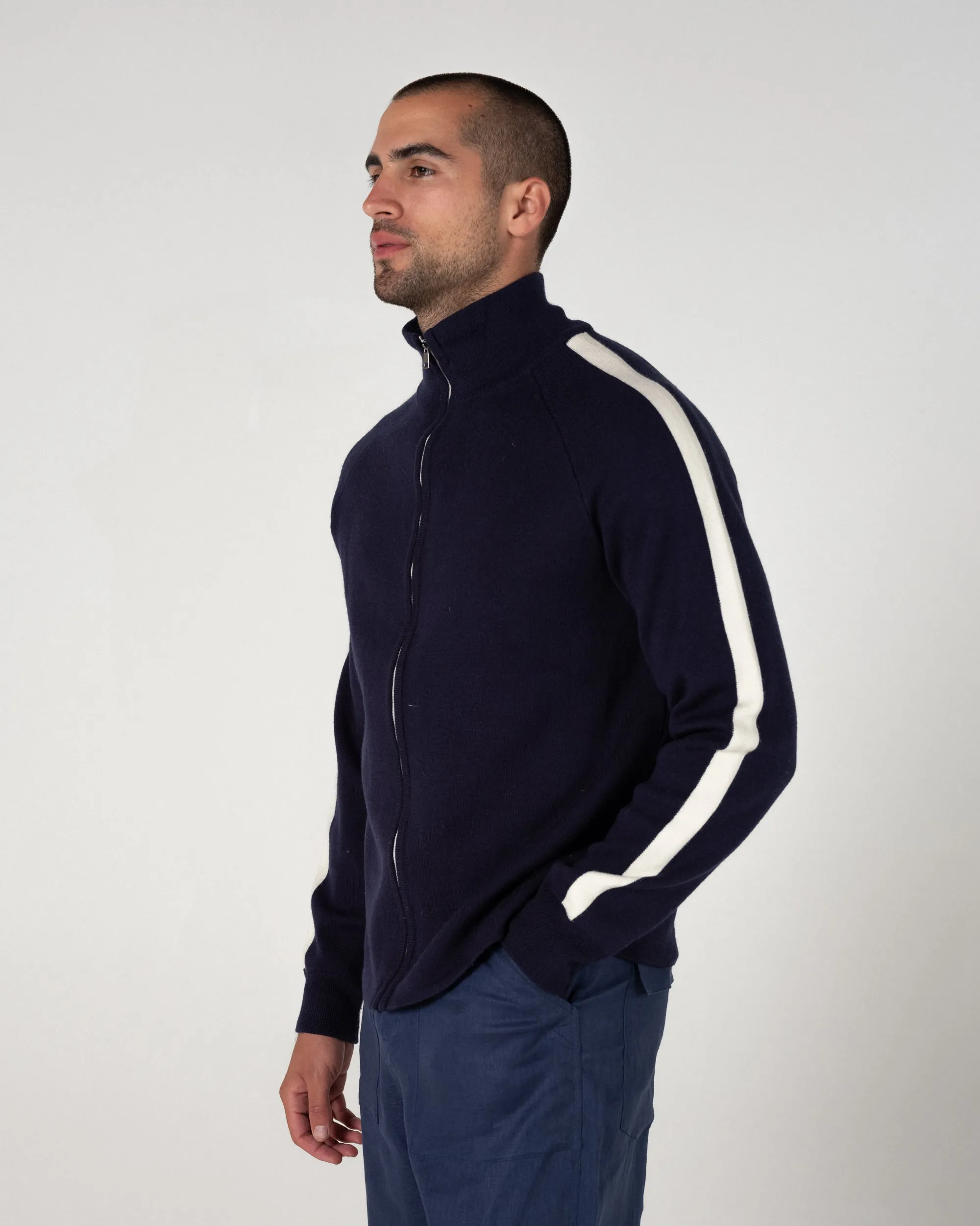 Merino Knit Track Jacket sold by Every Other Thursday product image thumbnail 2