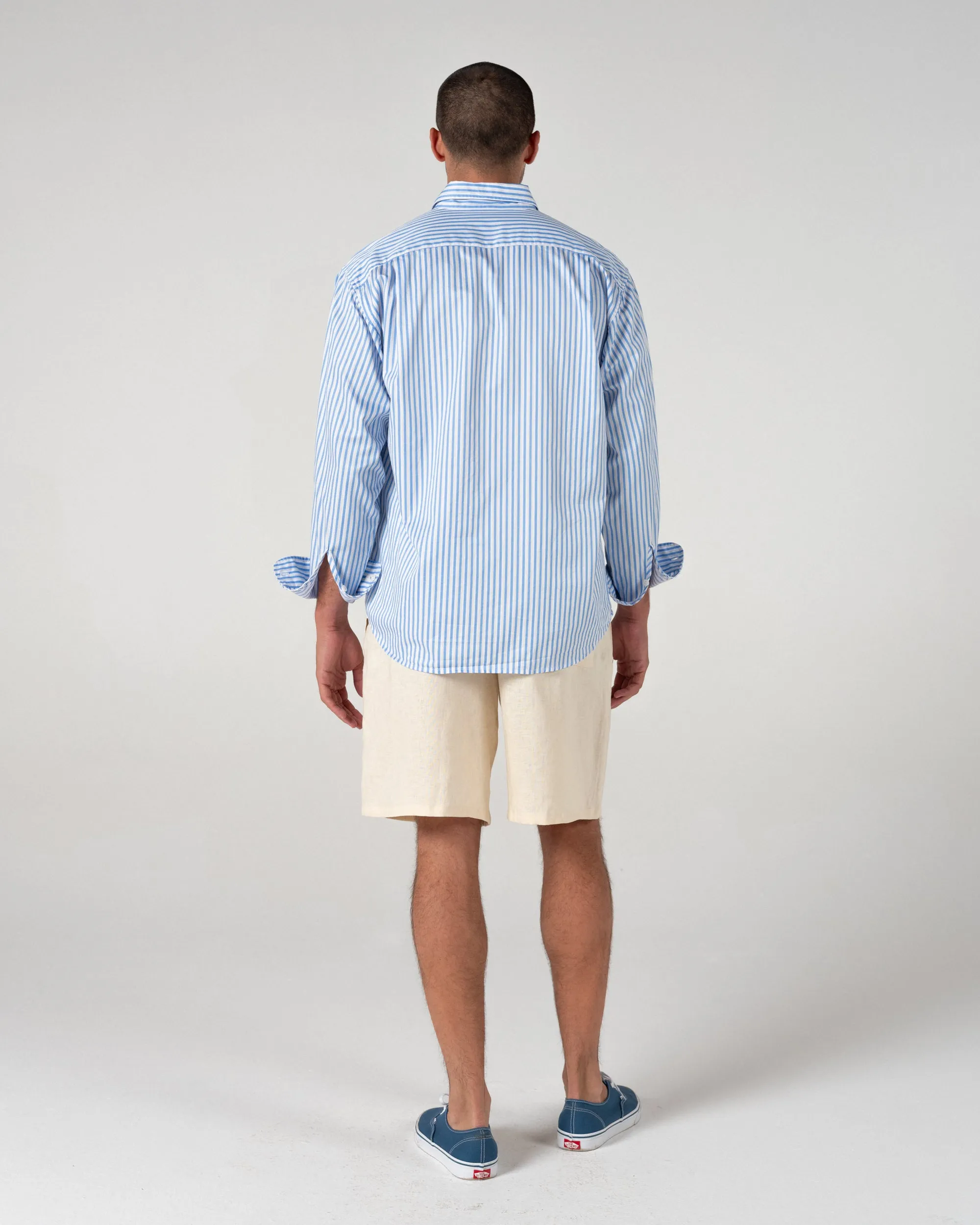 Relaxed Button Down in Butter Blue Stripe sold by Every Other Thursday product image thumbnail 5