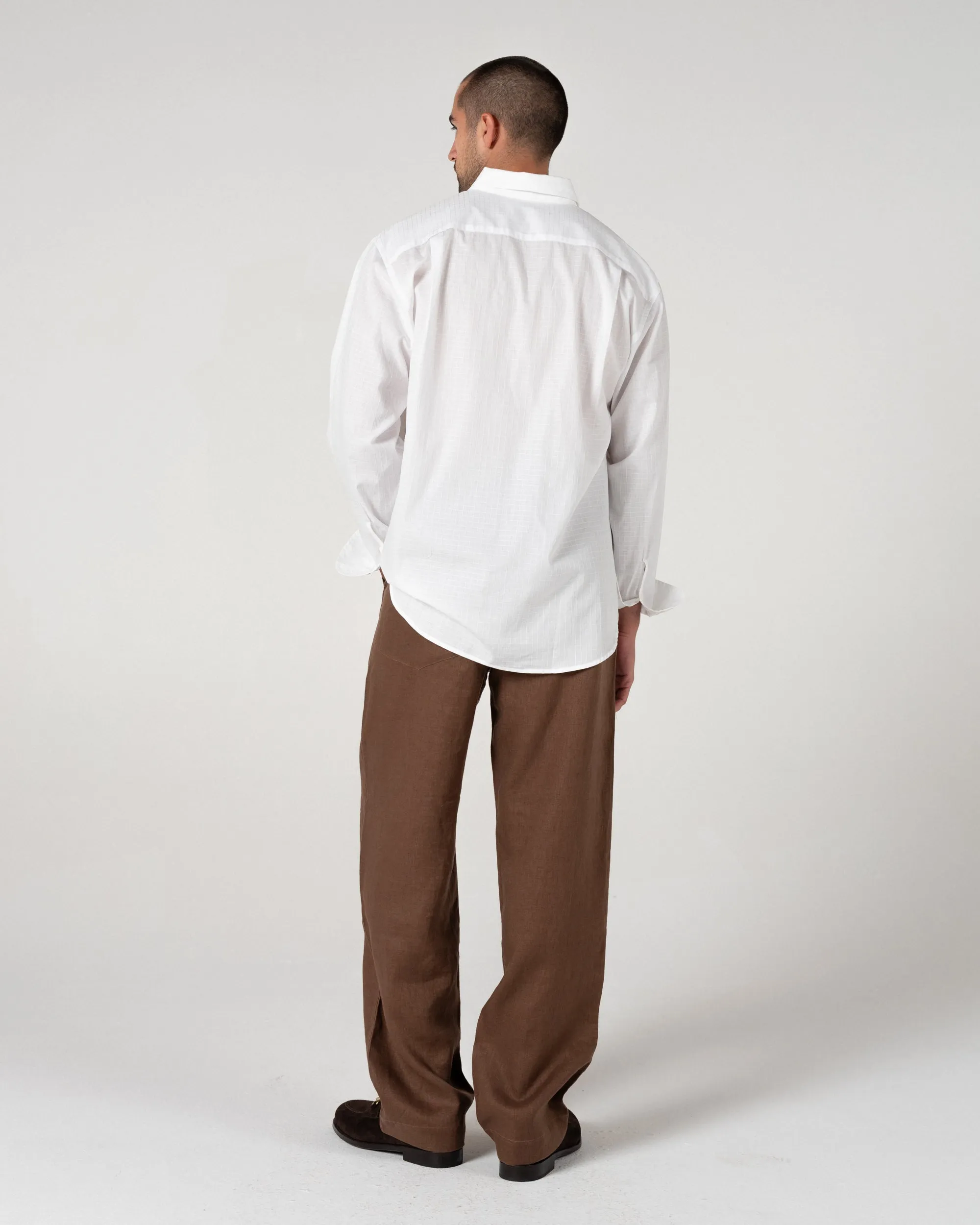 Relaxed Button Down in Windowpane sold by Every Other Thursday product image thumbnail 5