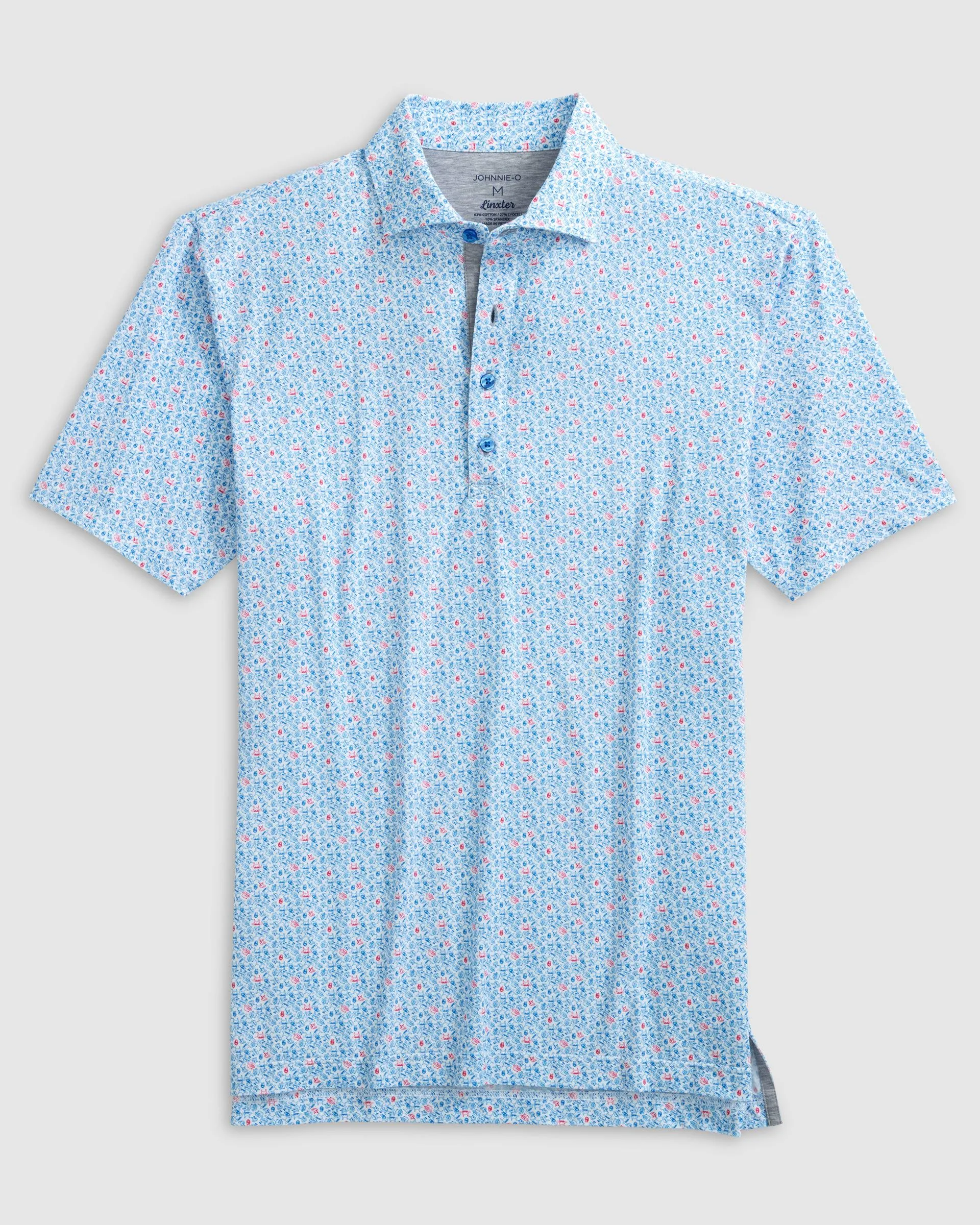 Linxter Cotton Blend Performance Polo - The Grill Master sold by Johnnie-O product image thumbnail 5