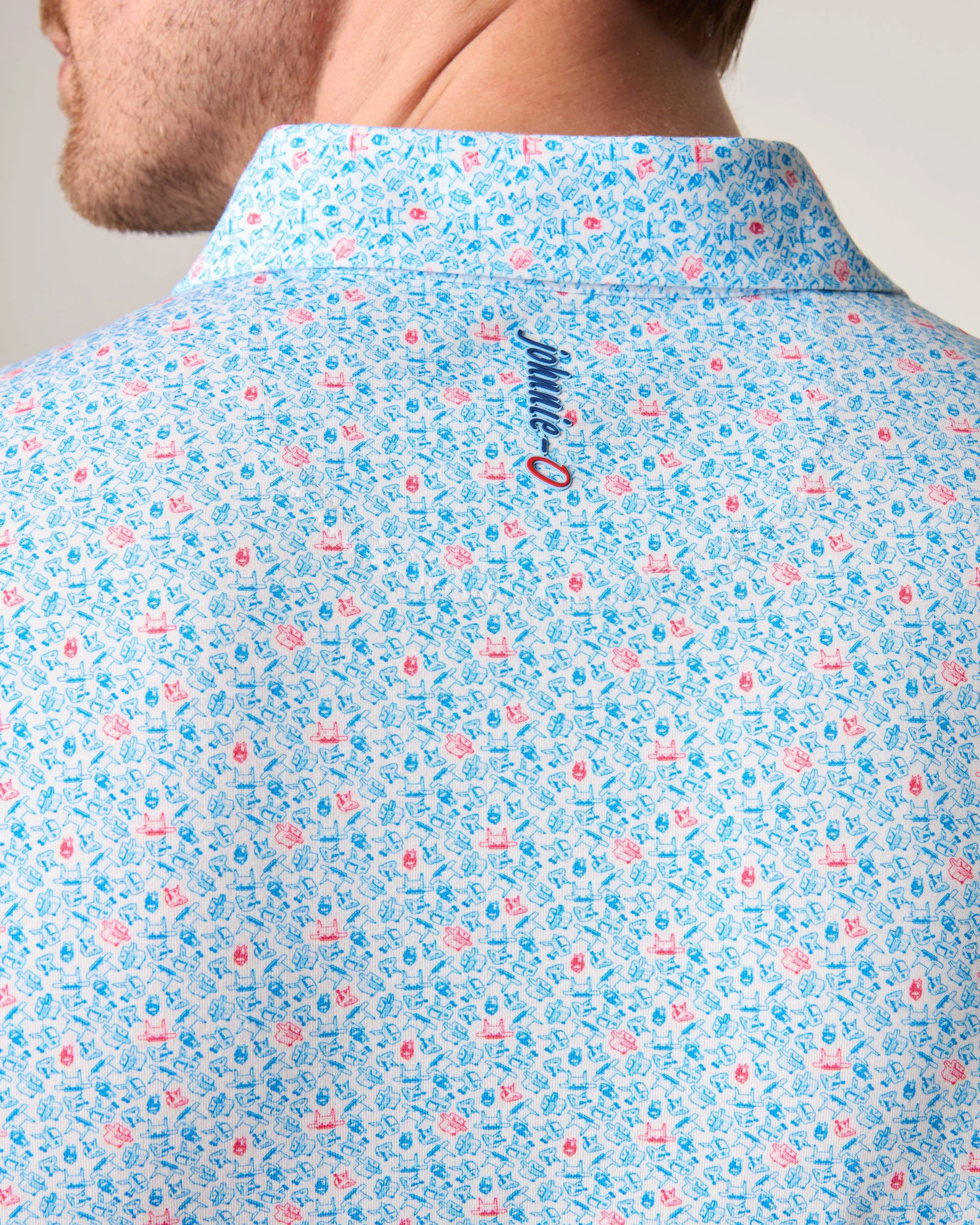 Linxter Cotton Blend Performance Polo - The Grill Master sold by Johnnie-O product image thumbnail 2