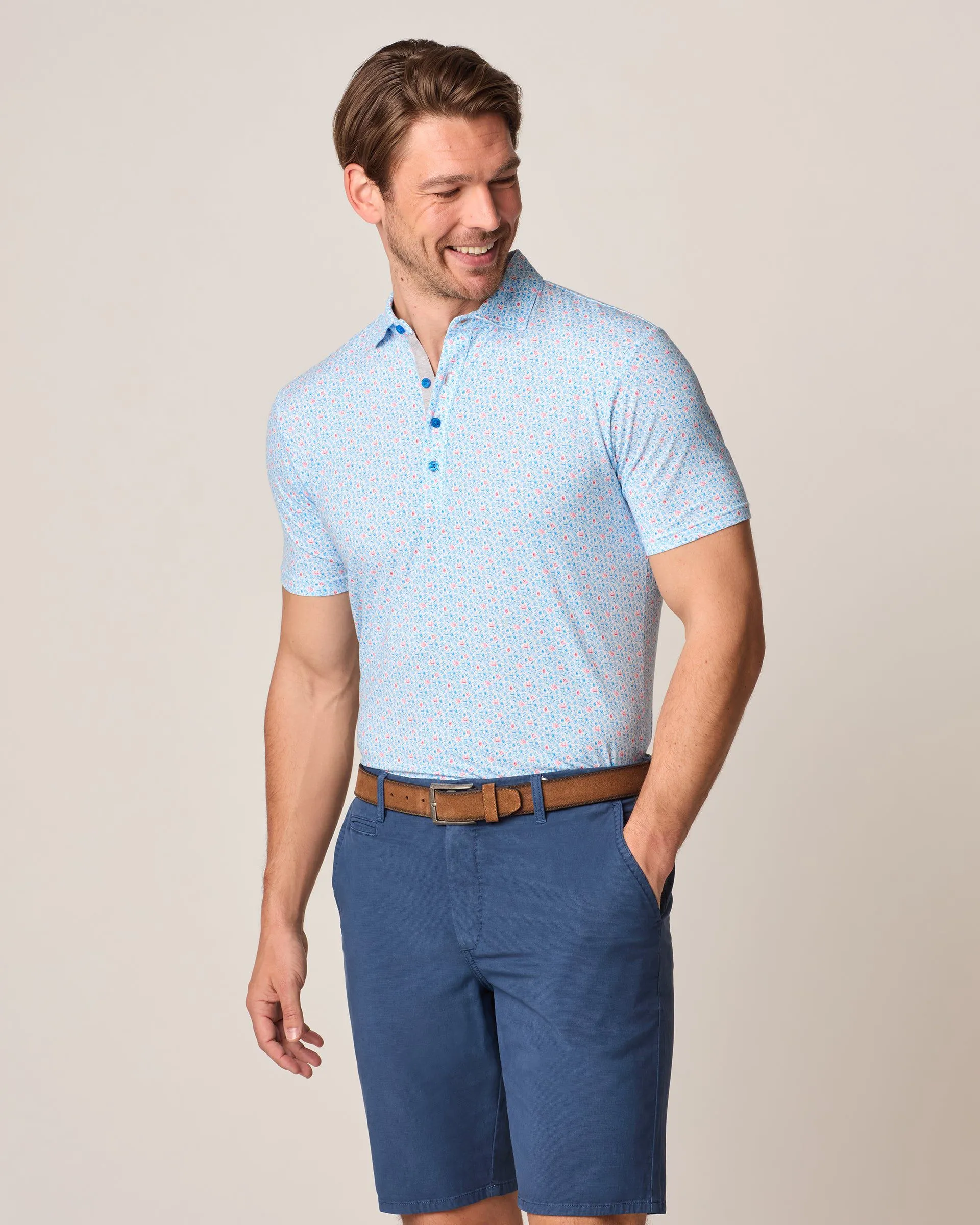 Linxter Cotton Blend Performance Polo - The Grill Master sold by Johnnie-O product image thumbnail 4