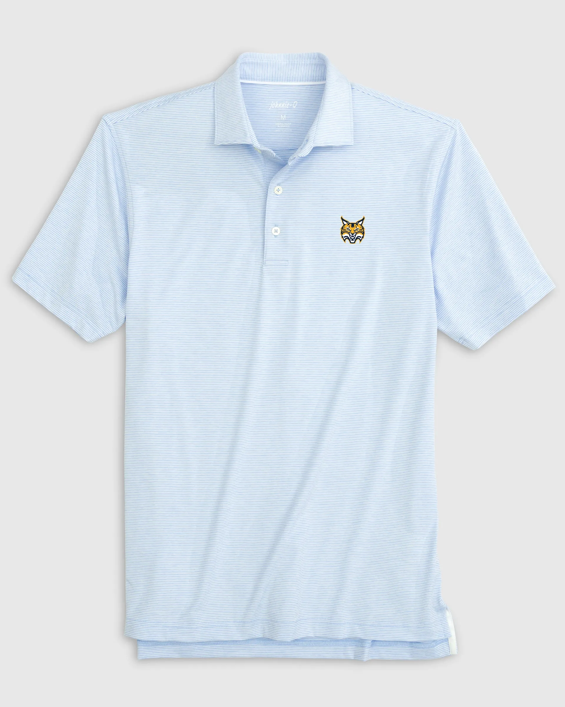 Quinnipiac Lyndon Jr. Striped Jersey Performance Polo sold by Johnnie-O product image thumbnail 3