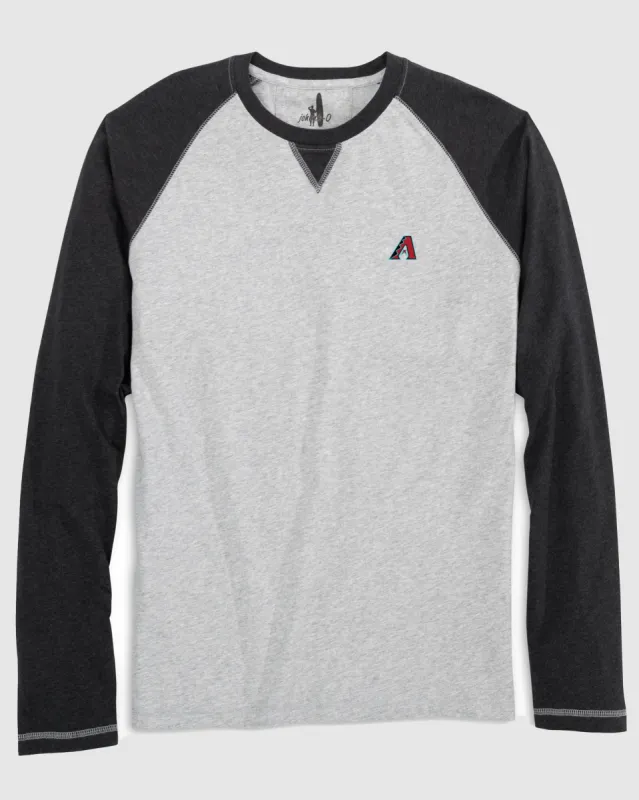 Arizona Diamondbacks Alsen Long Sleeve Baseball Tee made by Johnnie-O