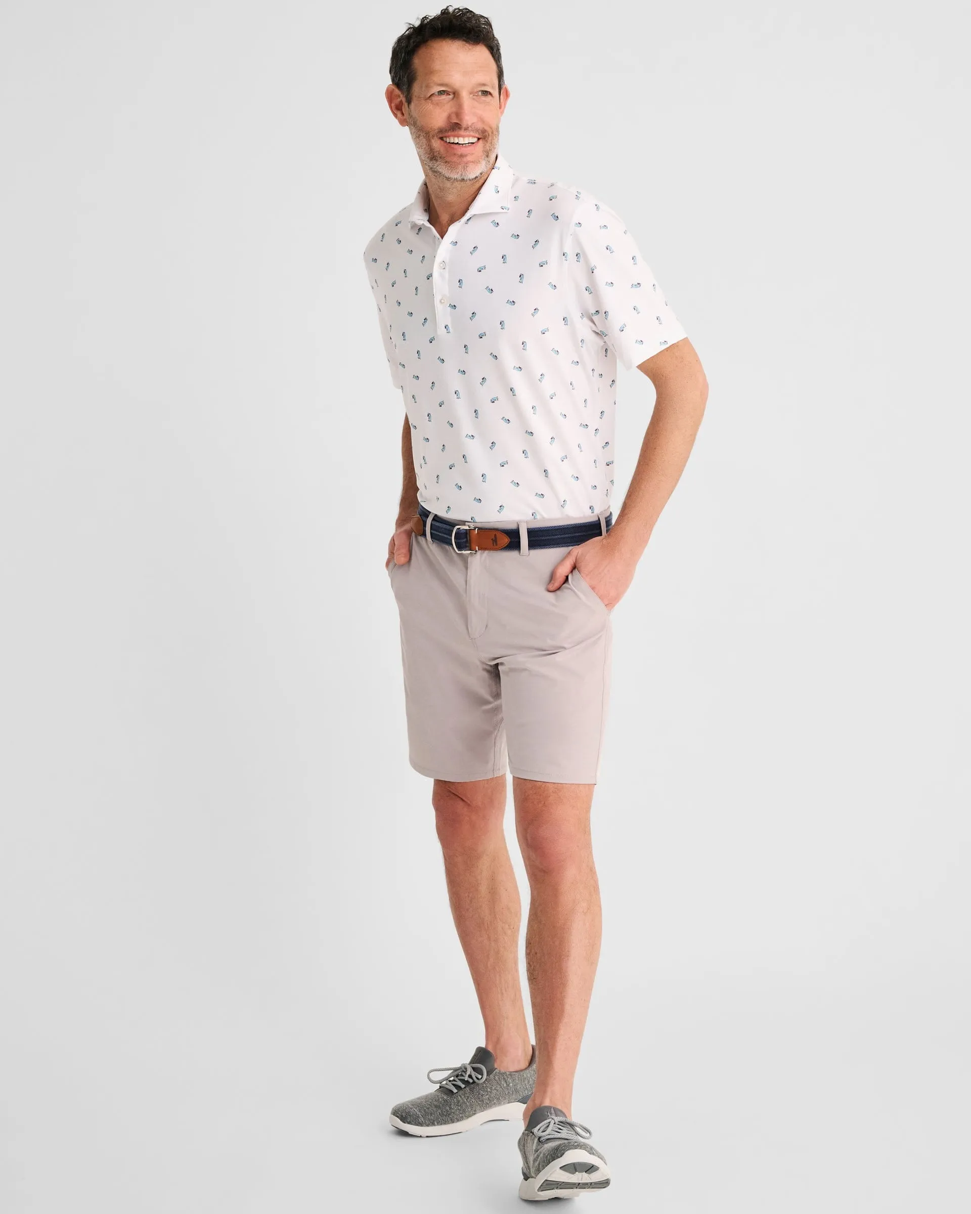 Silly Penguin Printed Jersey Performance Polo sold by Johnnie-O product image thumbnail 4